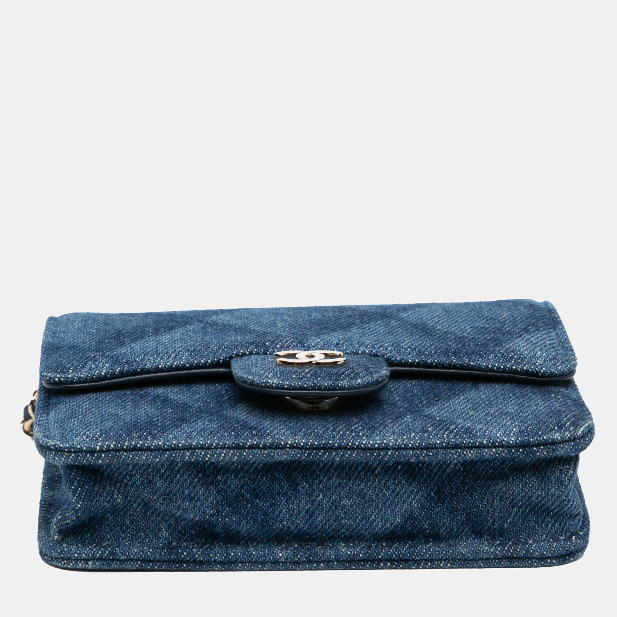 Chanel Denim Printed Belt Bag