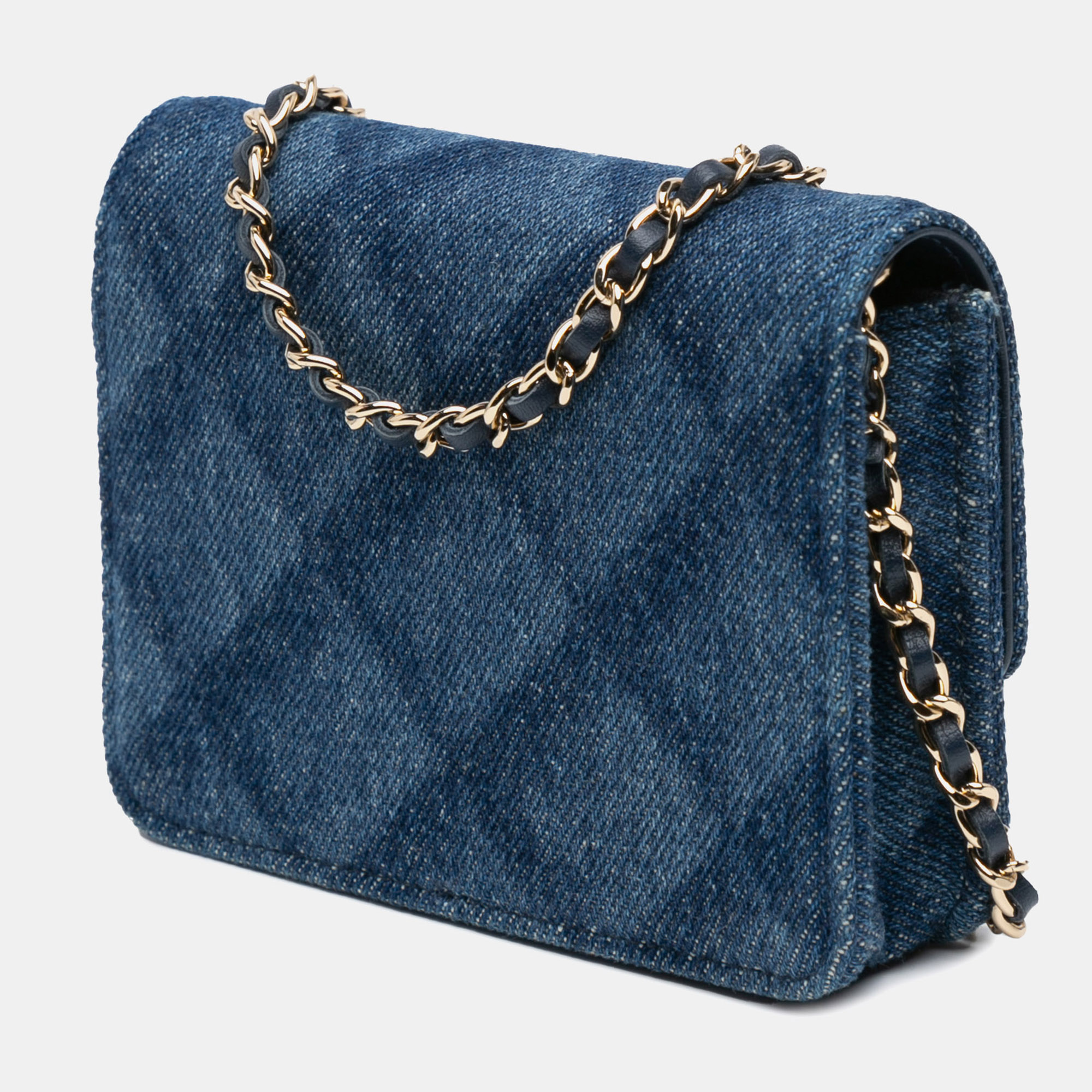 Chanel Denim Printed Belt Bag