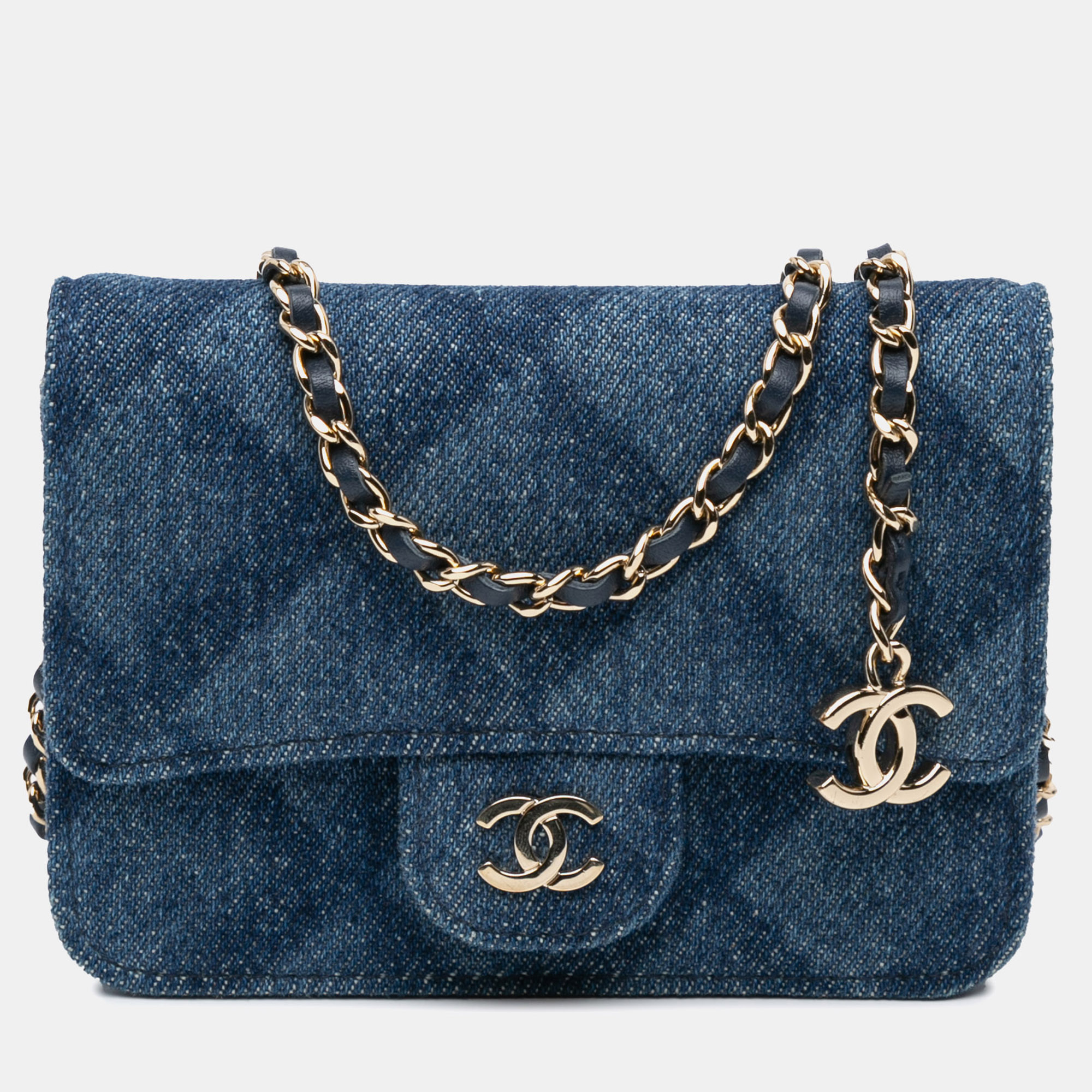 Chanel Denim Printed Belt Bag