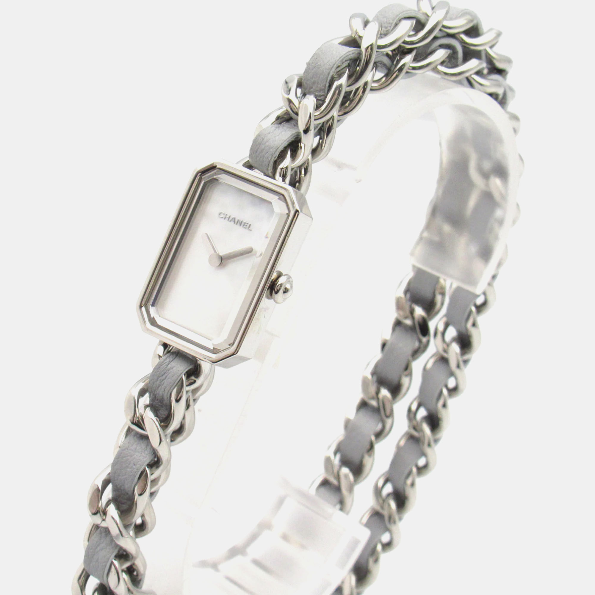 Chanel White Stainless Steel Premiere Quartz Women's Wristwatch 15.5 Mm