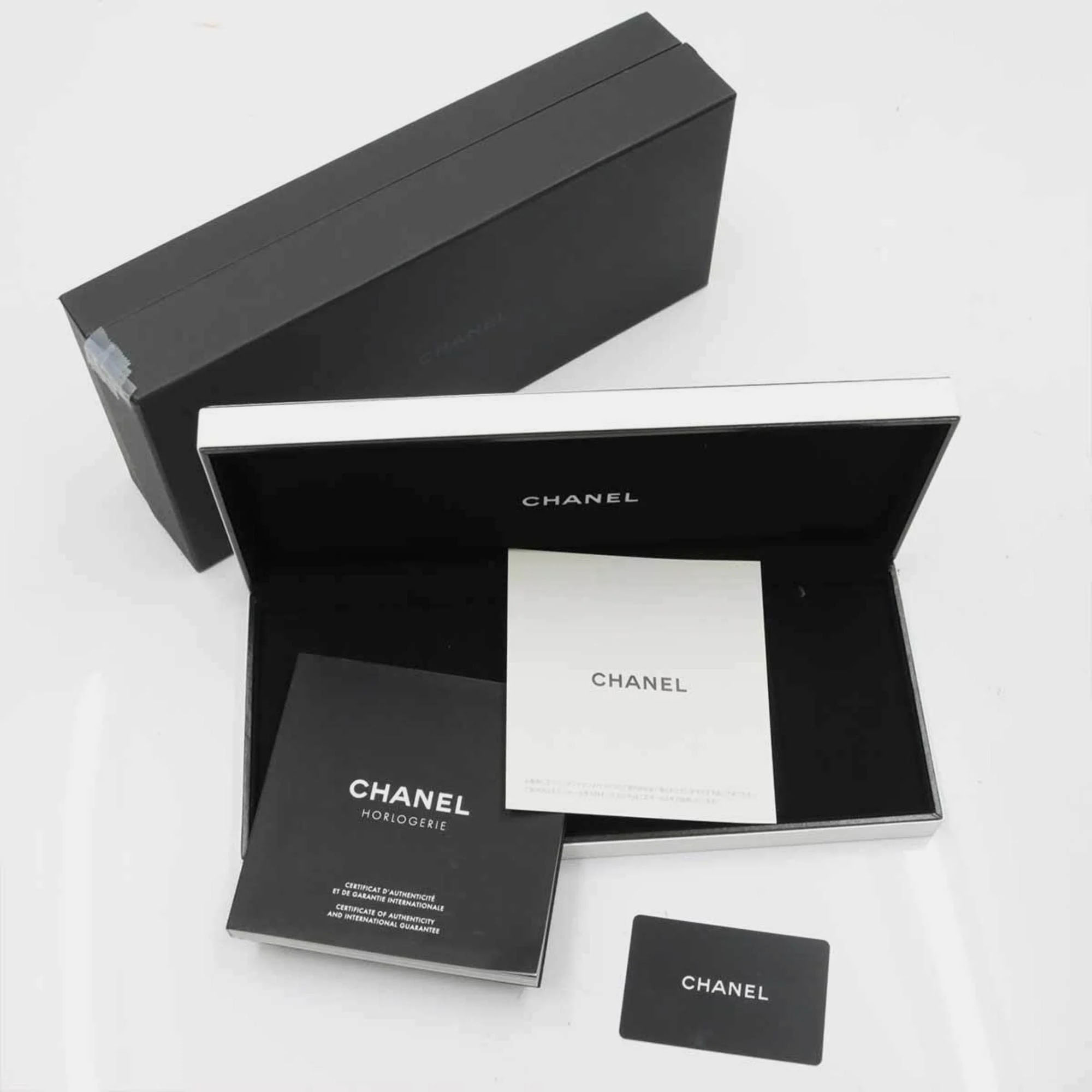 Chanel Black Stainless Steel Premiere H7471 Quartz Women's Wristwatch 15 Mm