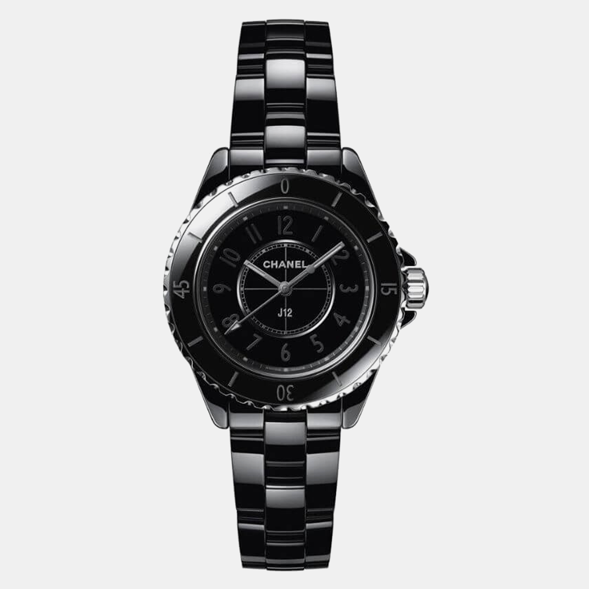 Chanel Black Ceramic Stainless Steel J12 H6346 Quartz Women's Wristwatch
Chanel Black Ceramic Stainless Steel J12 H6346 Quartz Women's Wristwatch