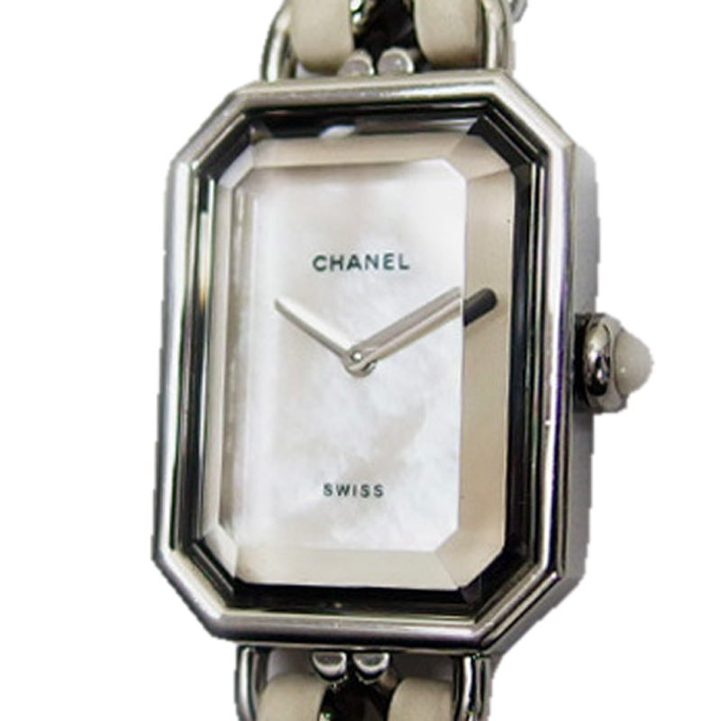 Chanel MOP Stainless Steel and Rubber H1639 Women's Wristwatch, Silver
Chanel MOP Stainless Steel and Rubber H1639 Women's Wristwatch, Silver