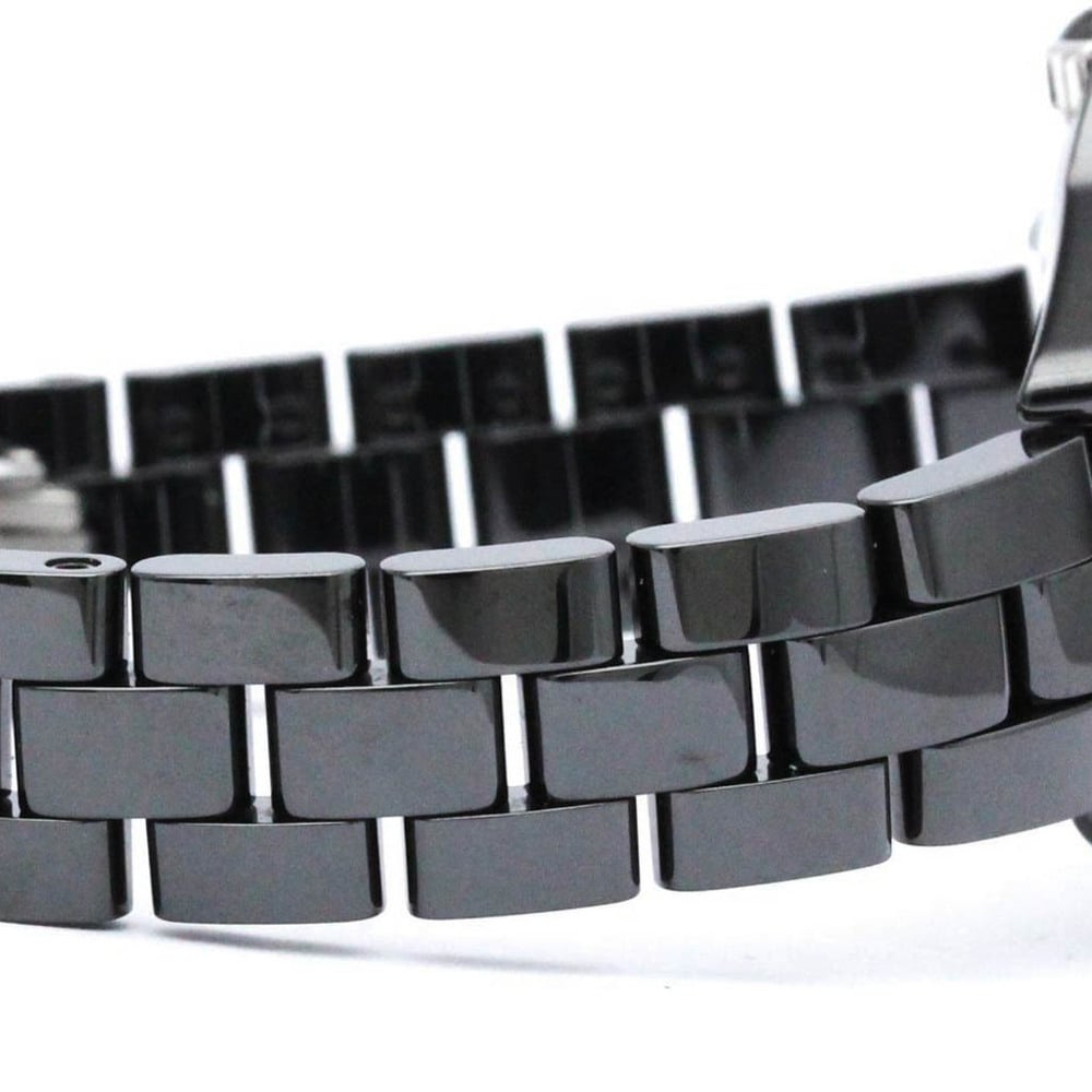 Chanel Black Stainless Steel J12 H4196 Women's Wristwatch 29 Mm