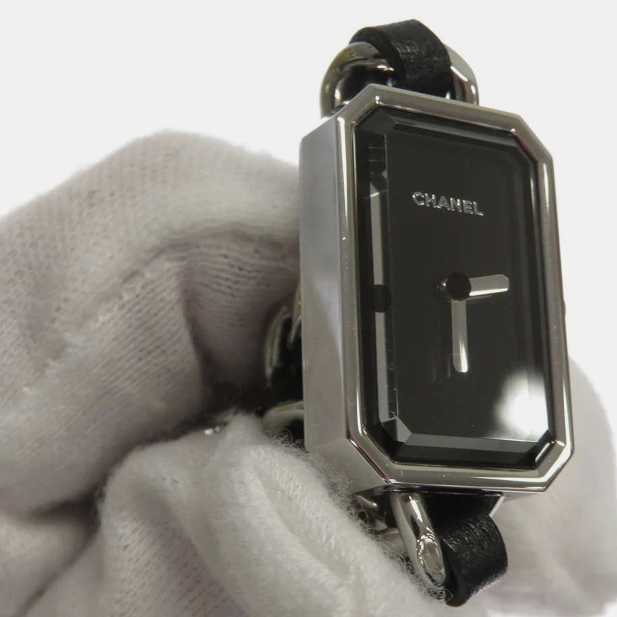 Chanel Black Stainless Steel Premiere H3749 Quartz Women's Wristwatch 16 Mm