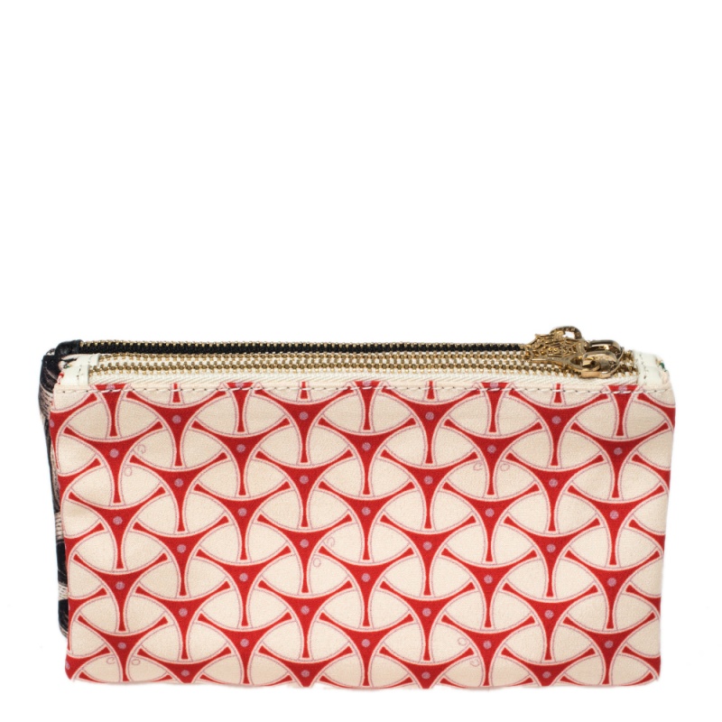 Charlotte Olympia Multi-color Printed Fabric Set Of 3 Clutches