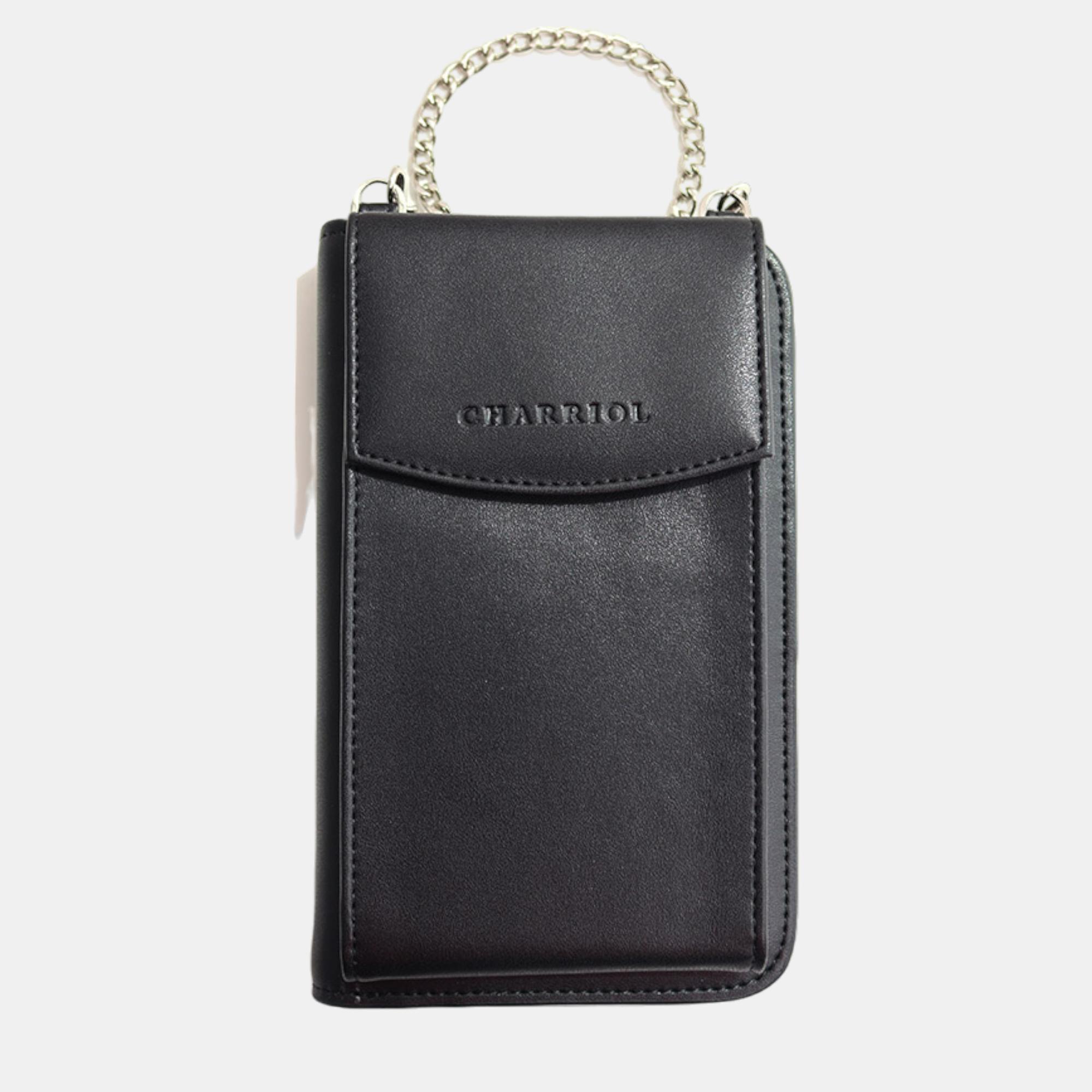 Charriol Black Leather  Mobile Accessories