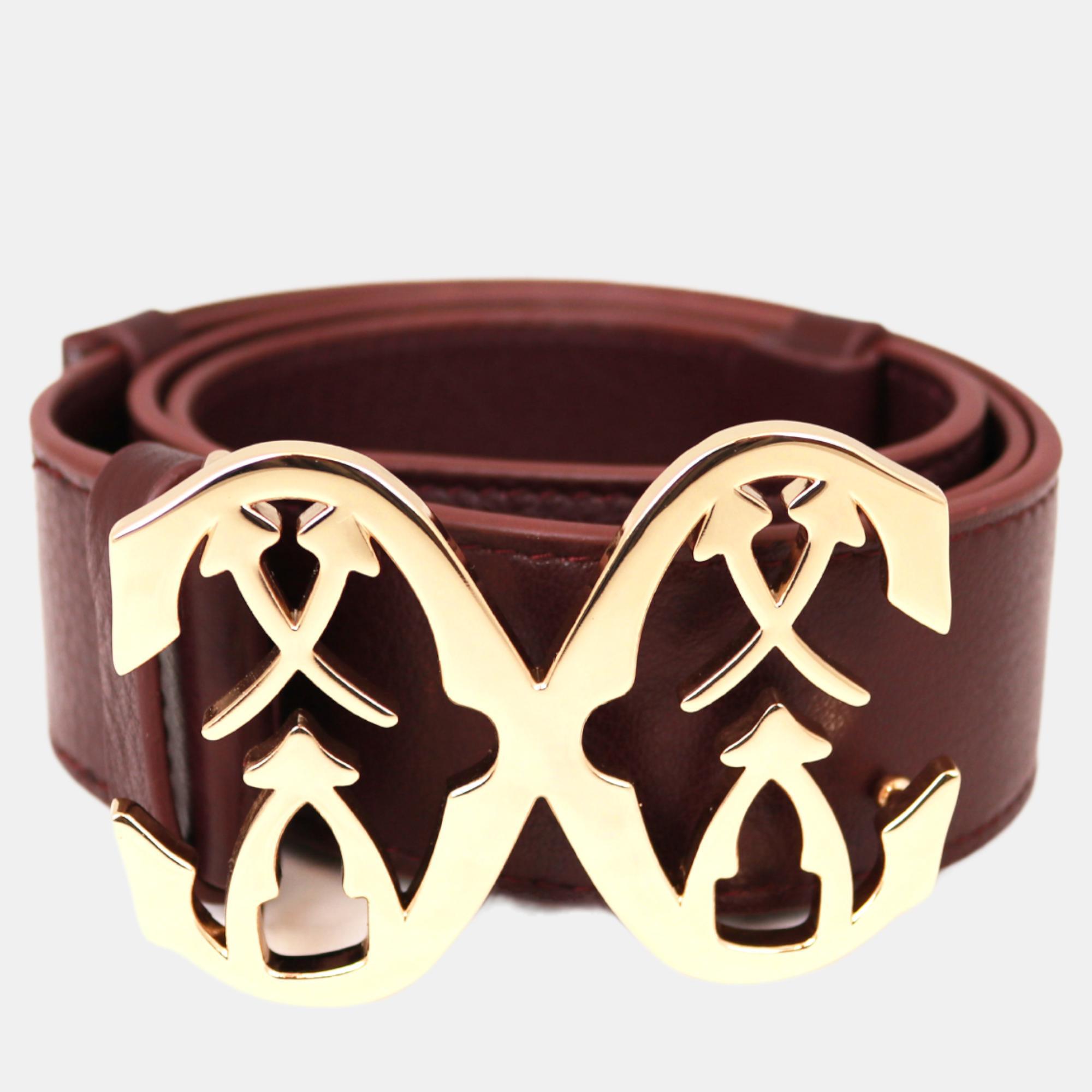 Charriol Chocolate Leather MARIE OLGA W-Belts
