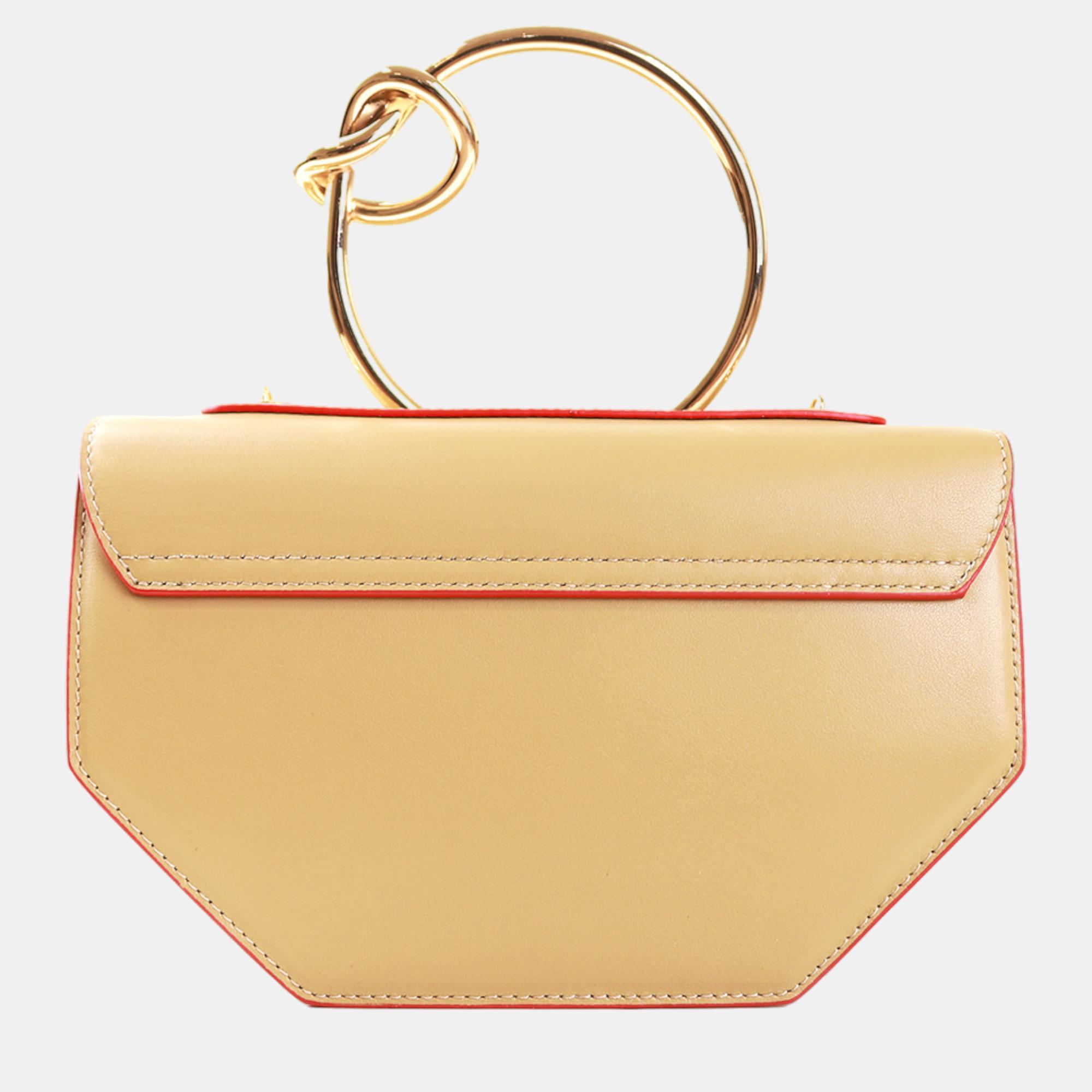 Charriol Yellow Leather ZENITUDE Handbag