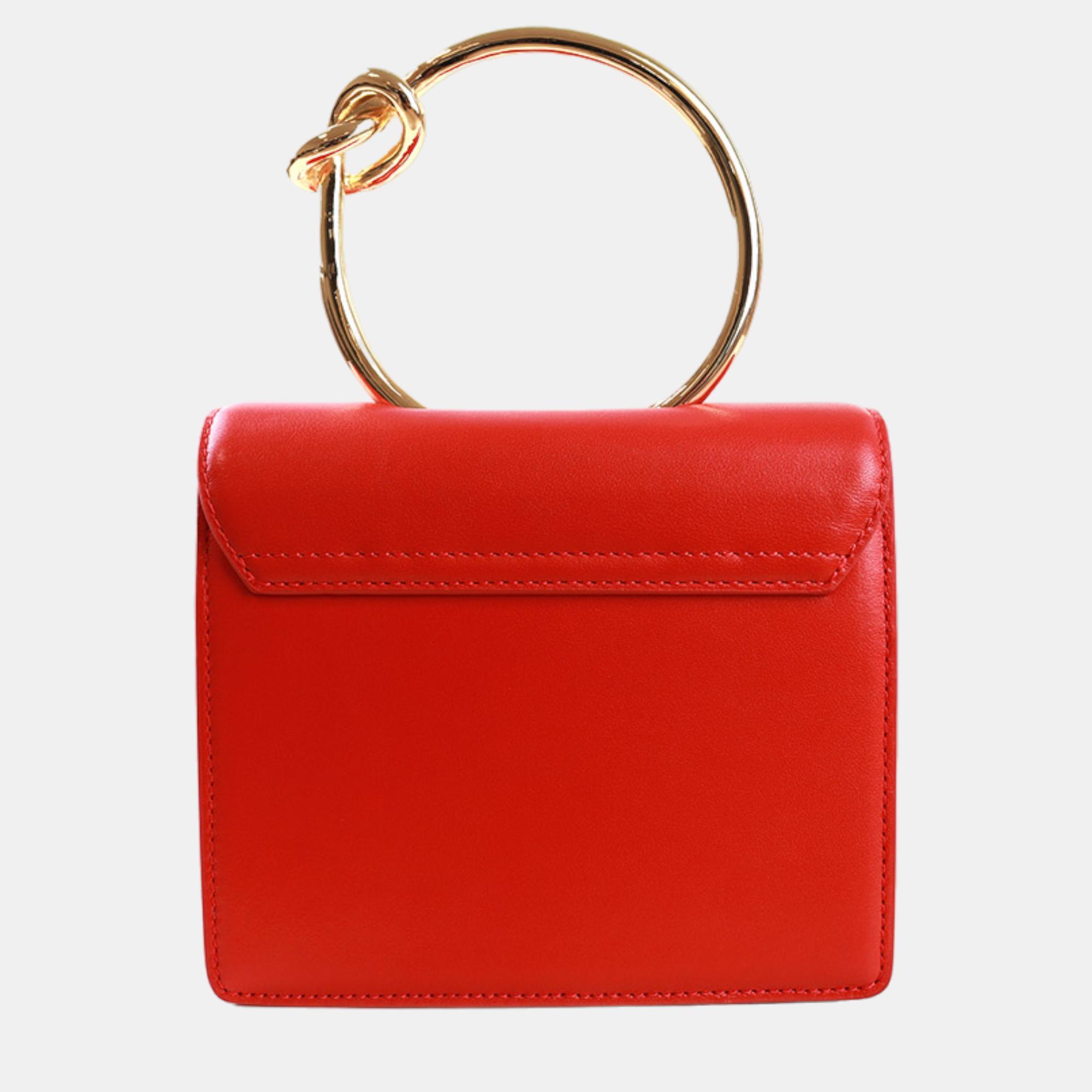 Charriol Red Leather ZENITUDE Handbag