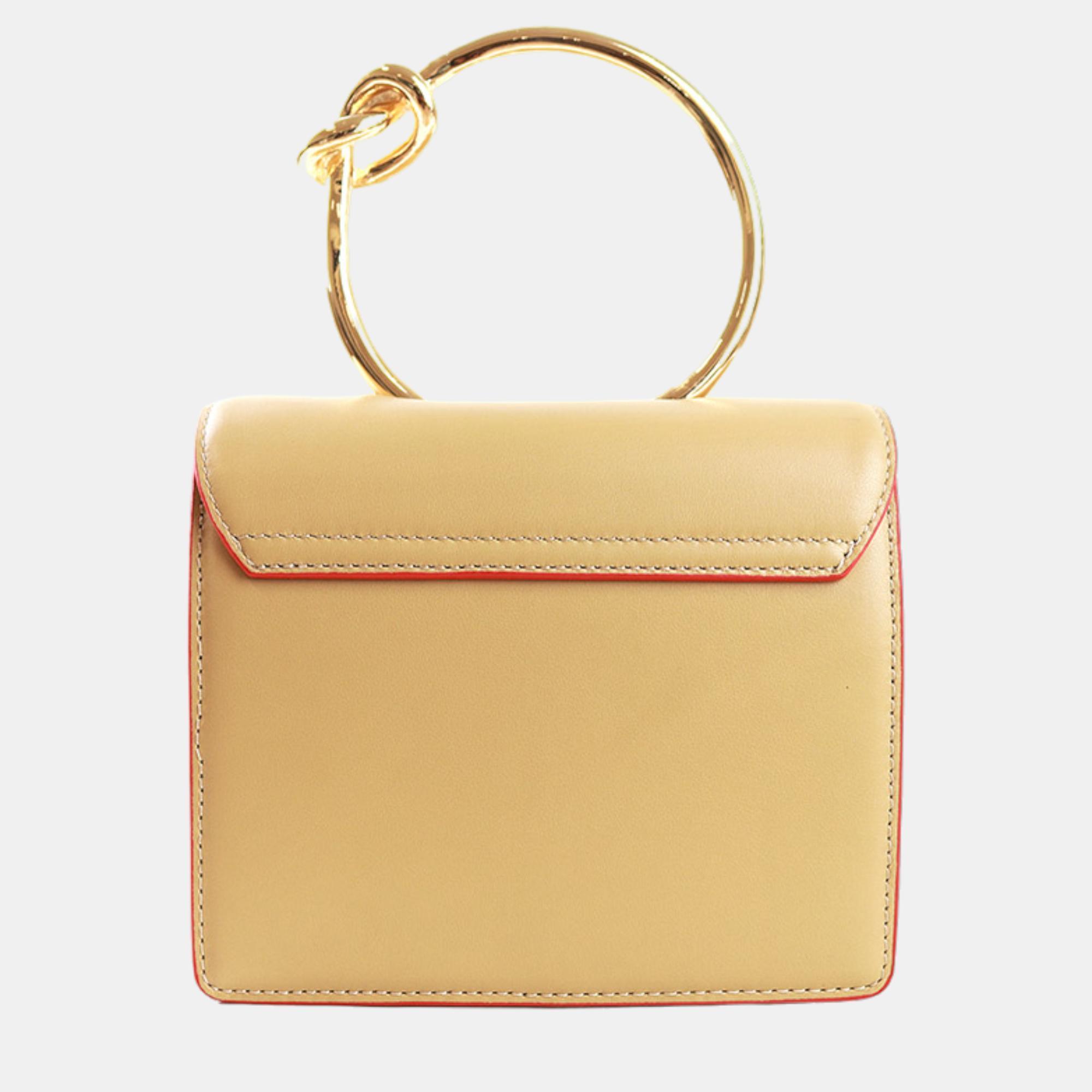 Charriol Yellow Leather ZENITUDE Handbag