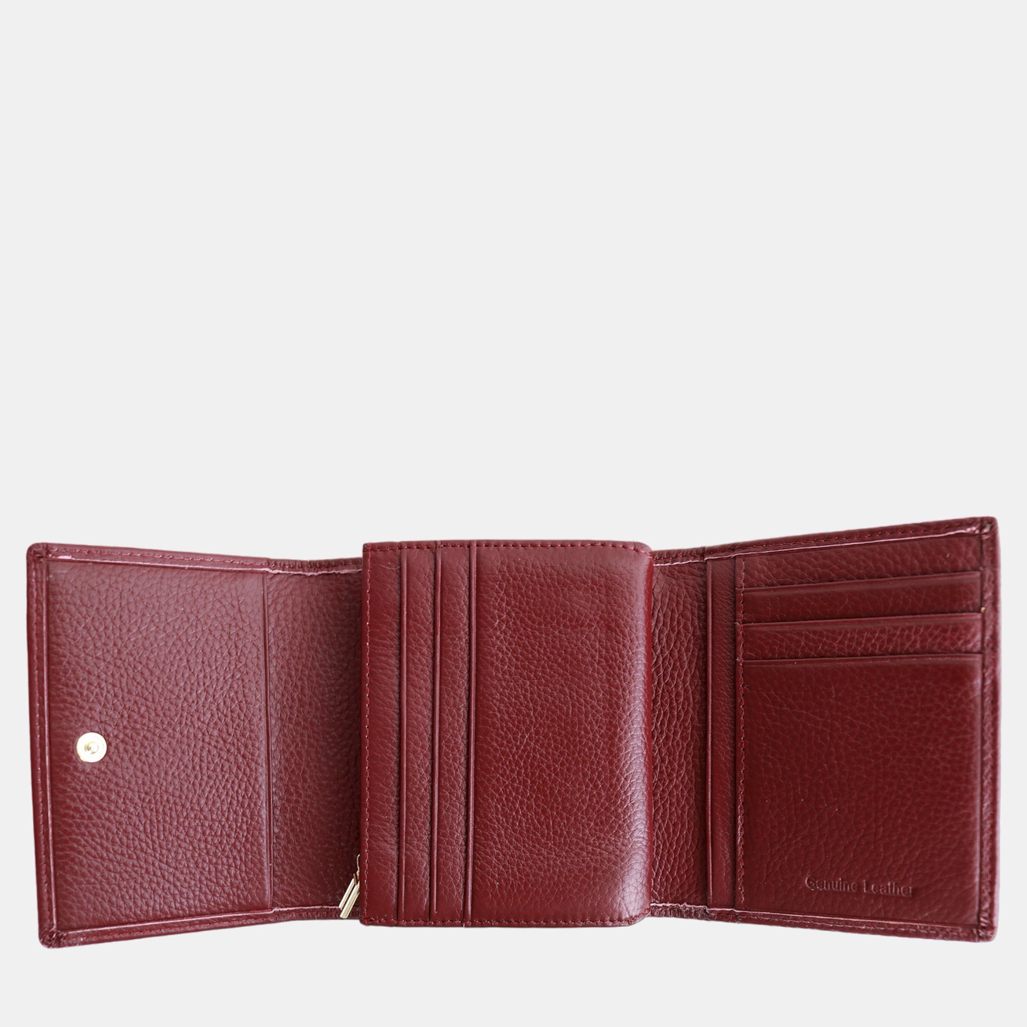 Charriol Bordeaux Leather  Wallet
