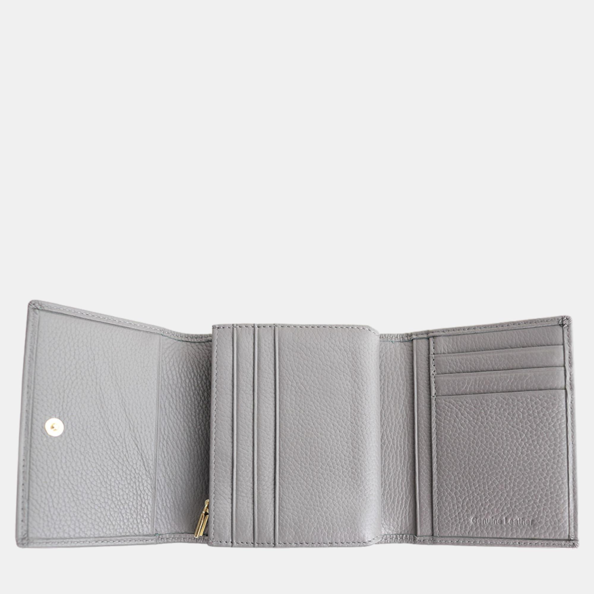 Charriol Grey Leather  Wallet