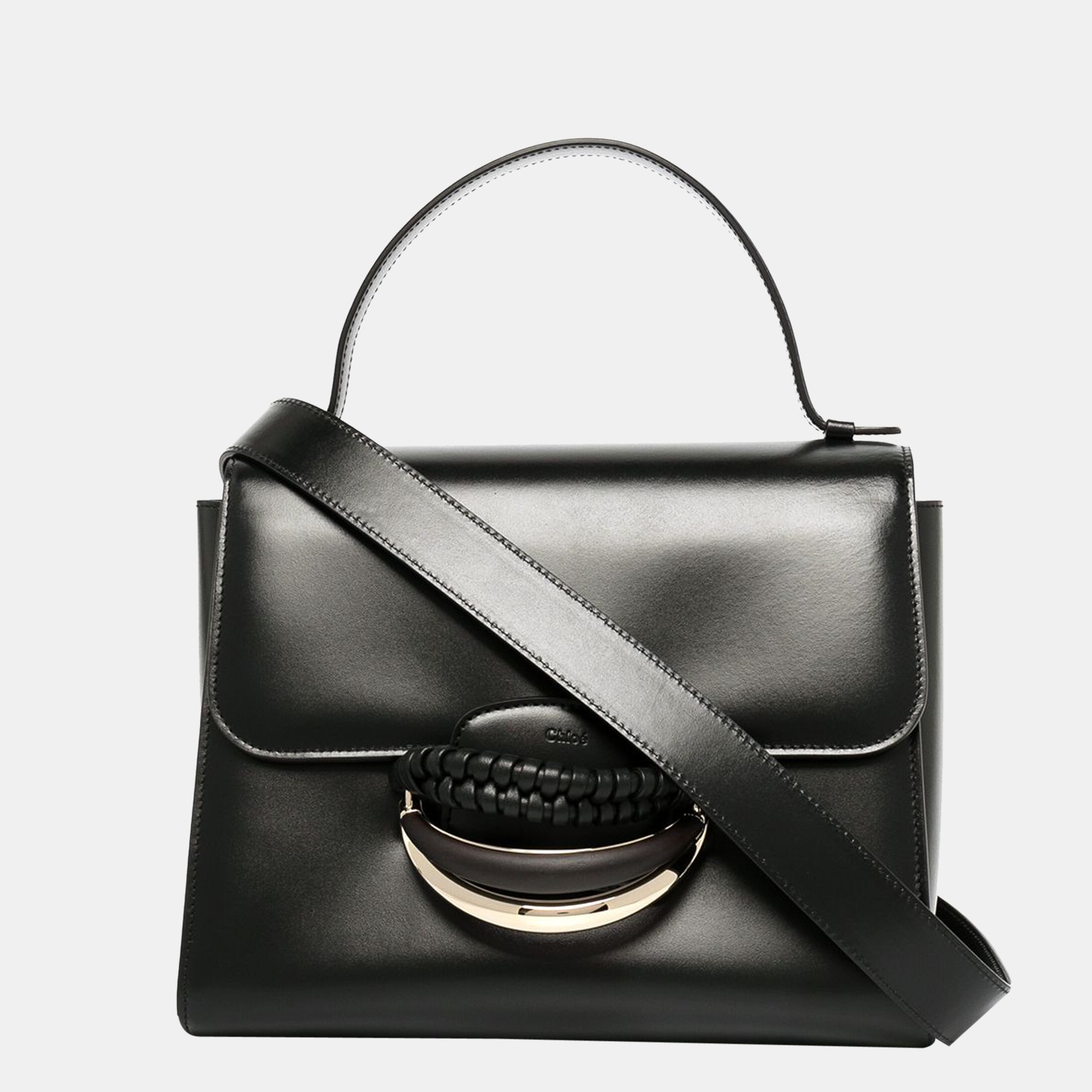 Chloe black - leather - crossbody bag