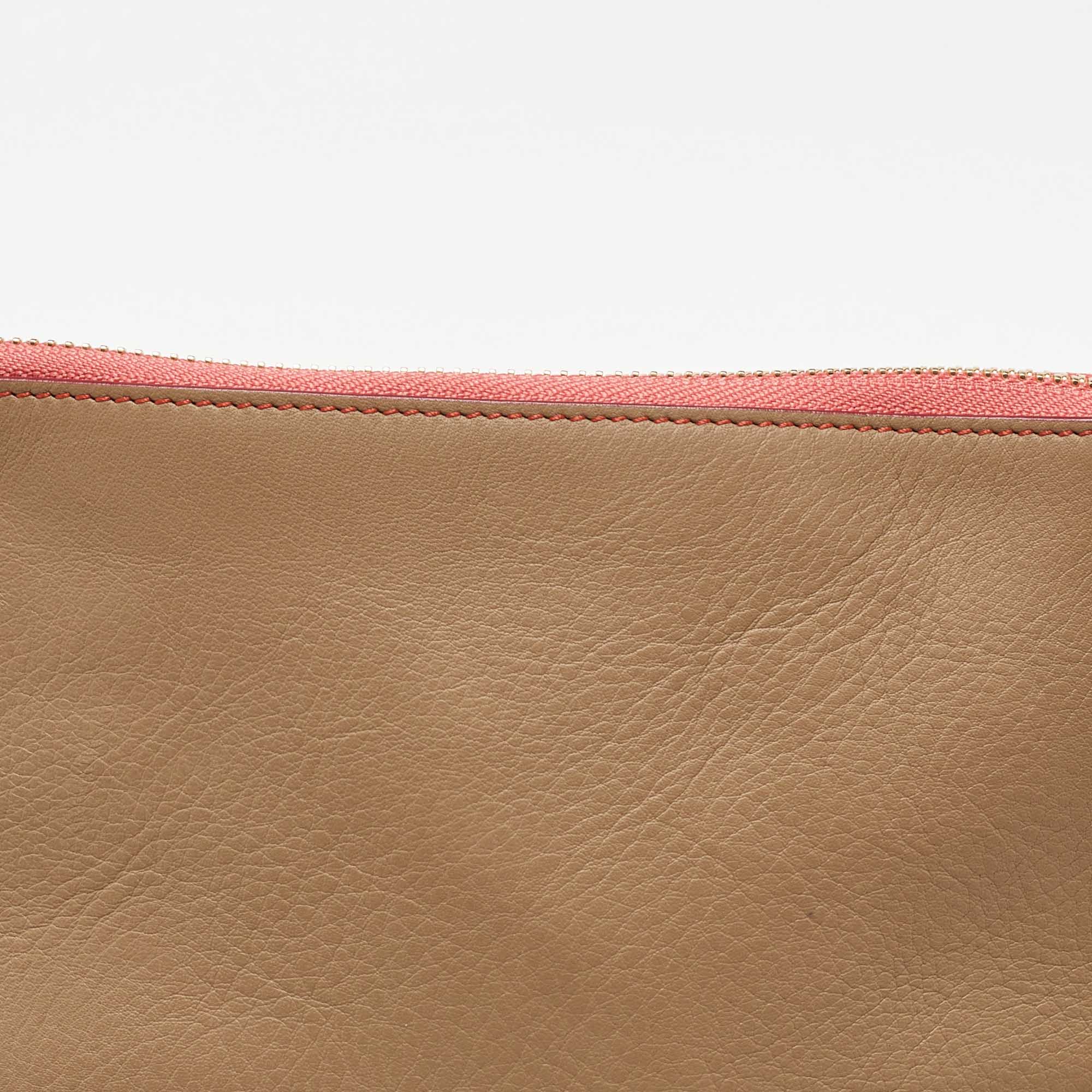 Chloe Beige Leather Eva IPad Cover