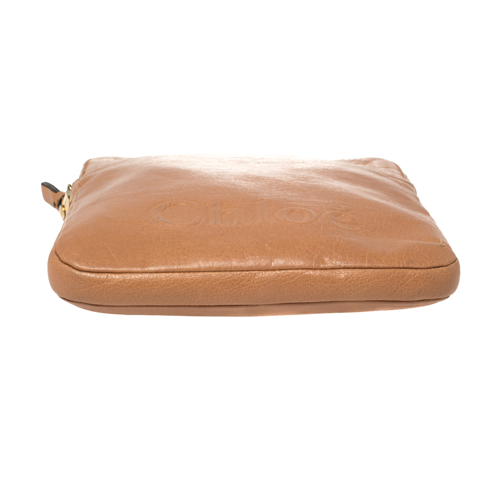 Chloe Brown Leather Ipad Cover