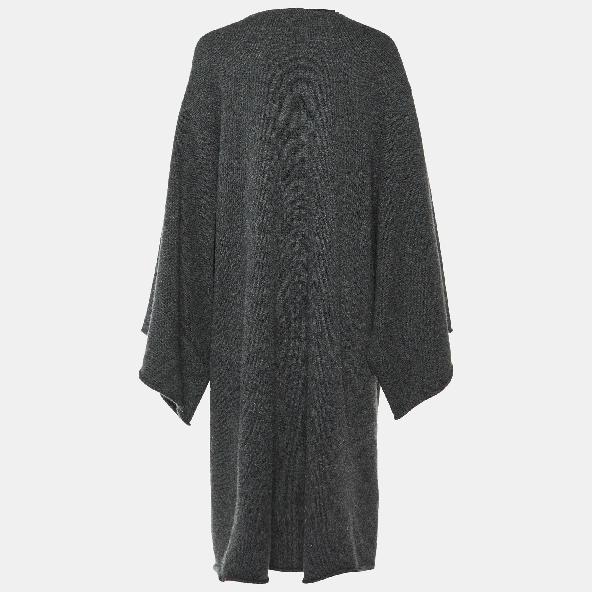 Chloe Grey Cashmere Knit Oversized Sweater Dress S