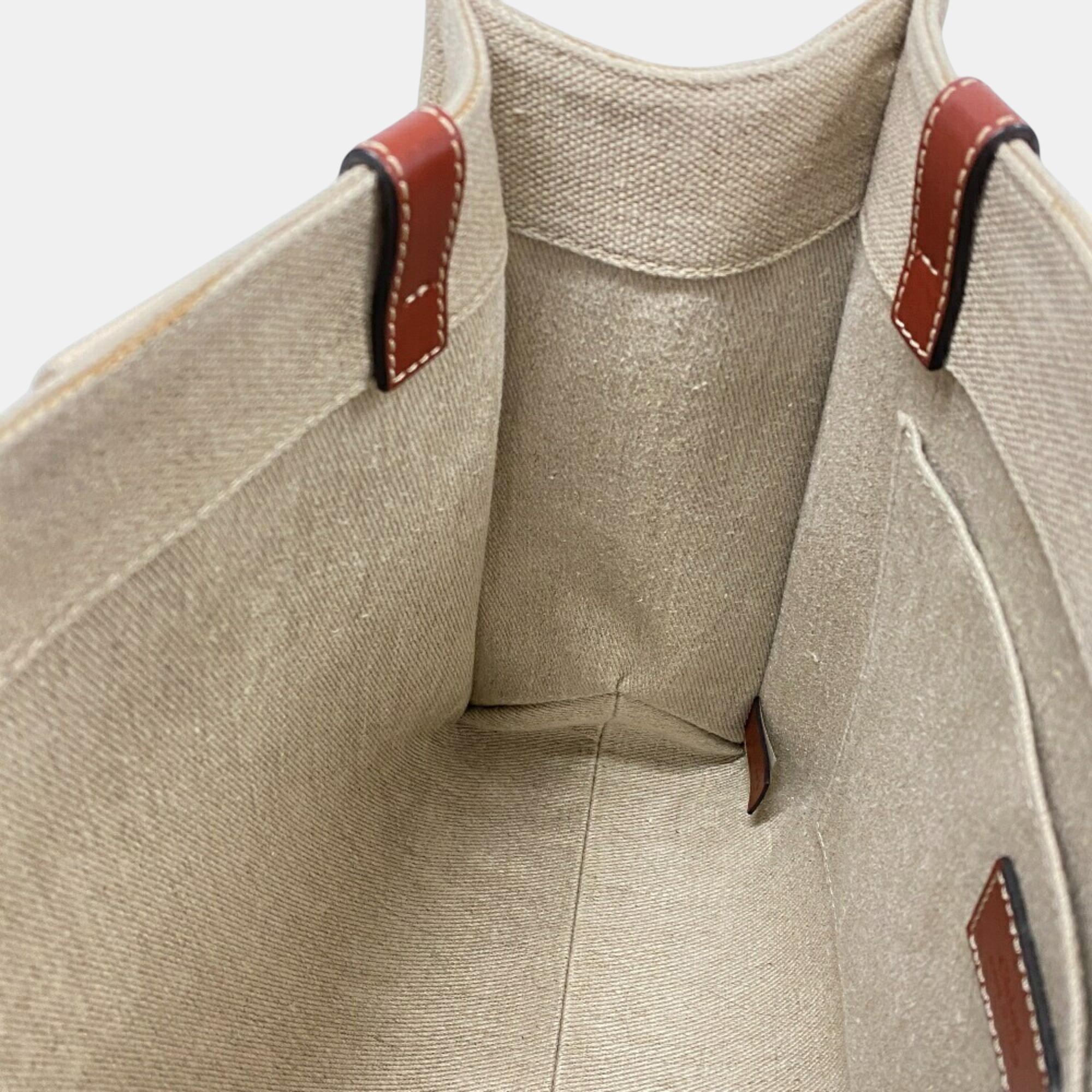 Chloe Beige Ody Medium Tote Bag