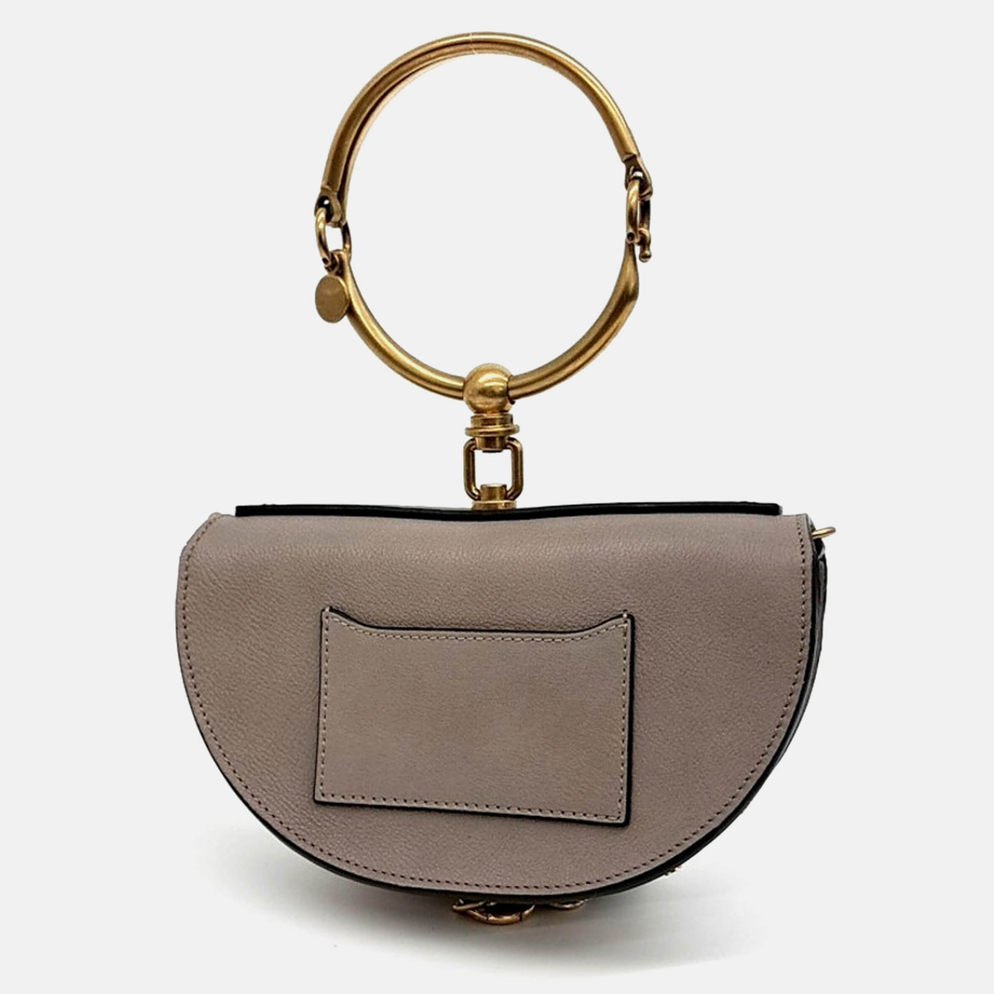 Chloe Grey Leather Chloe Nile Bag