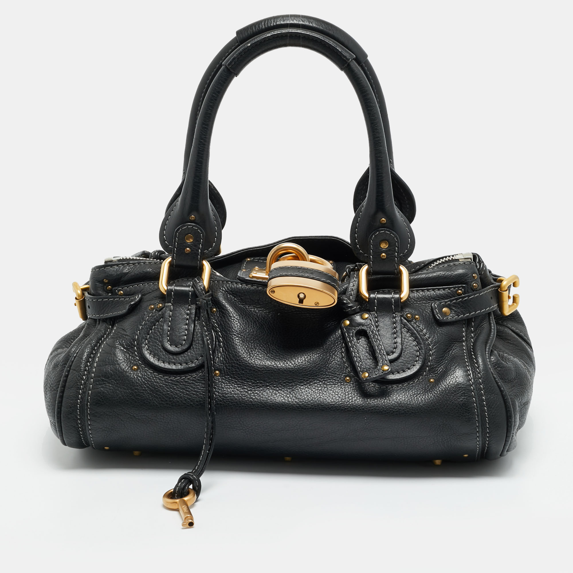 Chloe Paddington Black Leather Satchel
Chloe Paddington Black Leather Satchel
