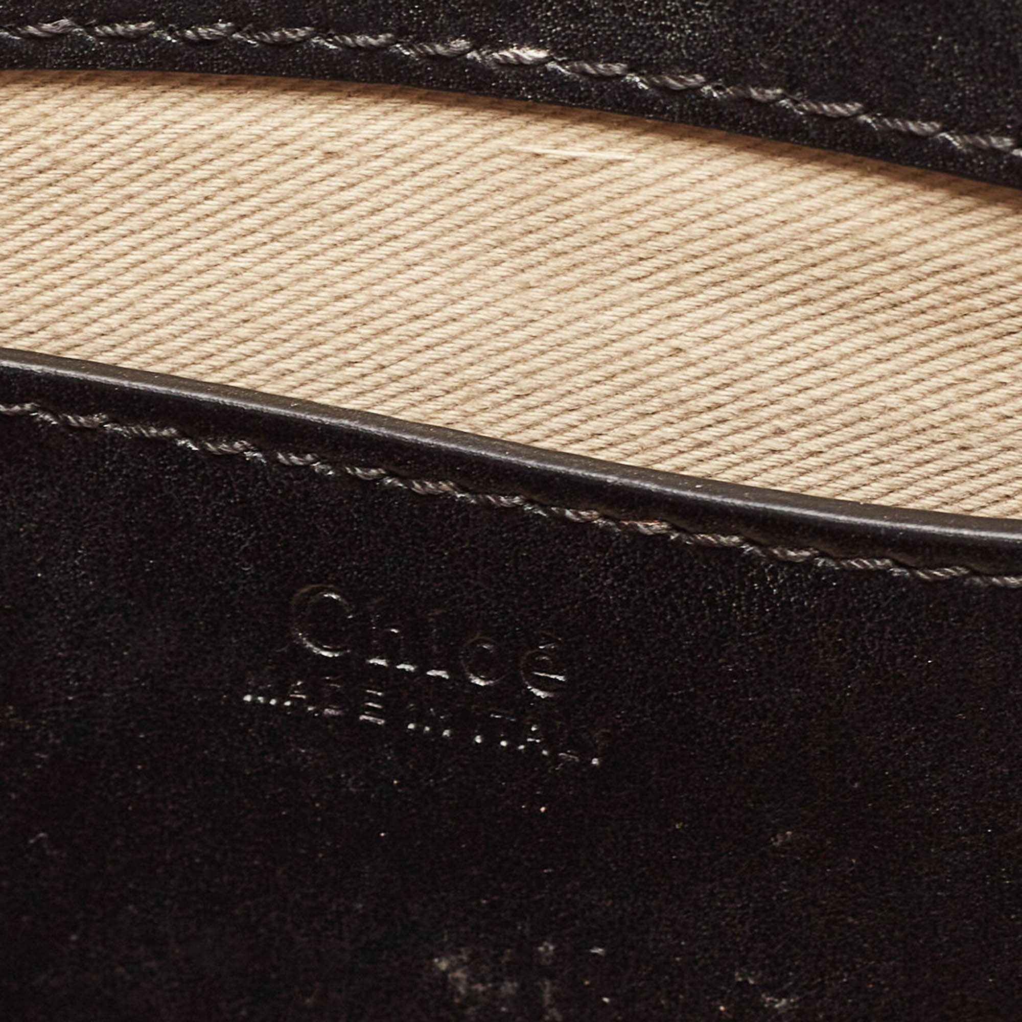 Chloé Black Leather Mini Annie Shoulder Bag