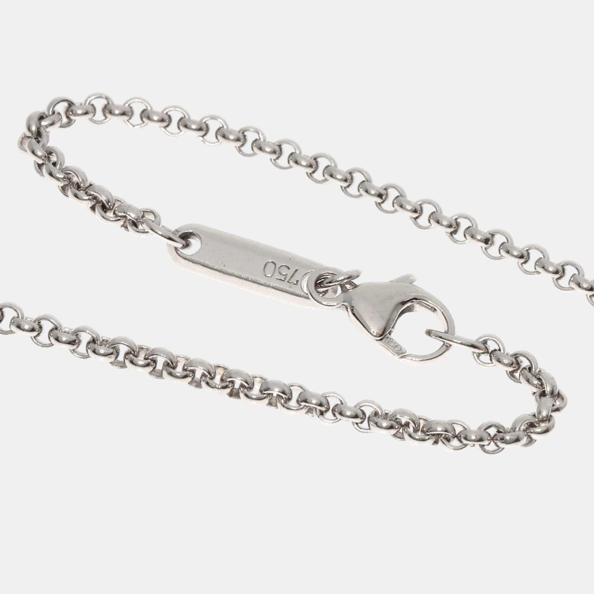 Chopard 18K White Gold Chain Necklace