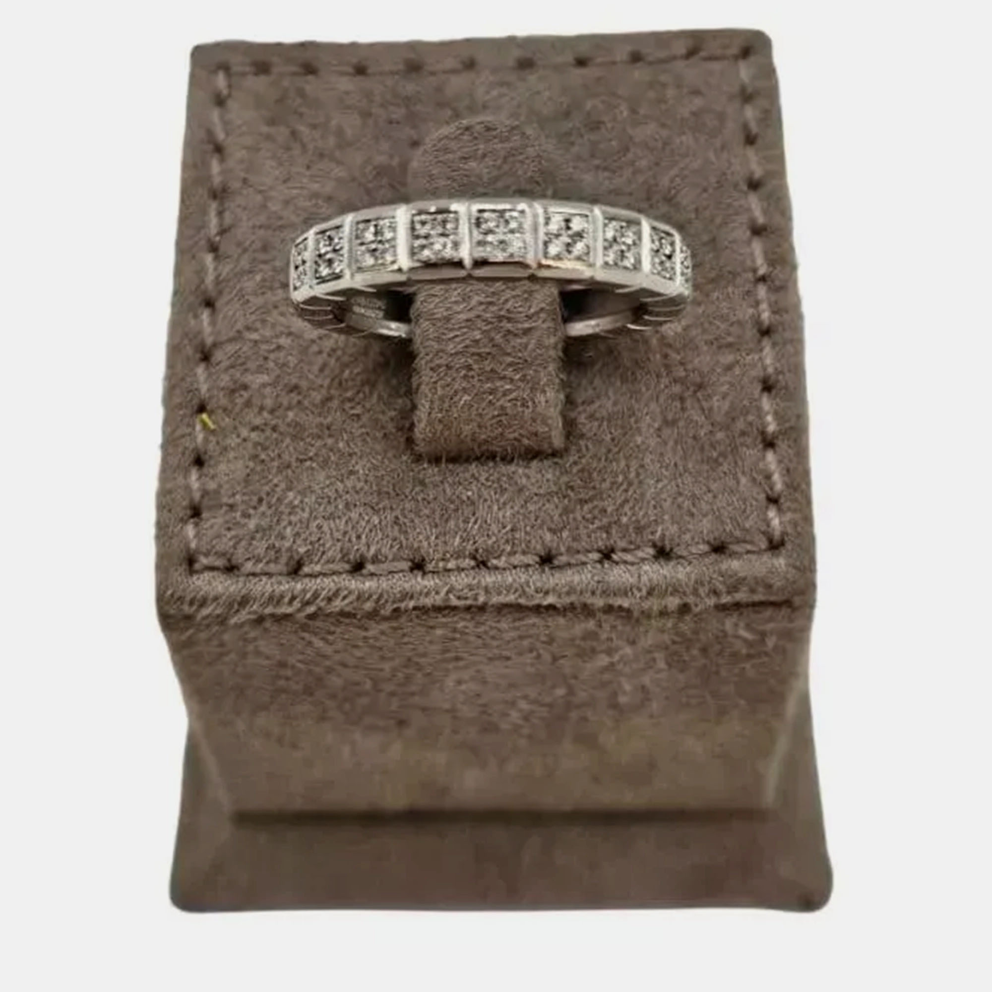 Ice Cube Diamond 18k Gold Band Ring Size 58 - Chopard - Modalova