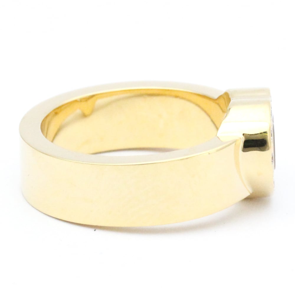 Chopard Happy Diamonds 18K Yellow Gold Diamond Ring EU 52