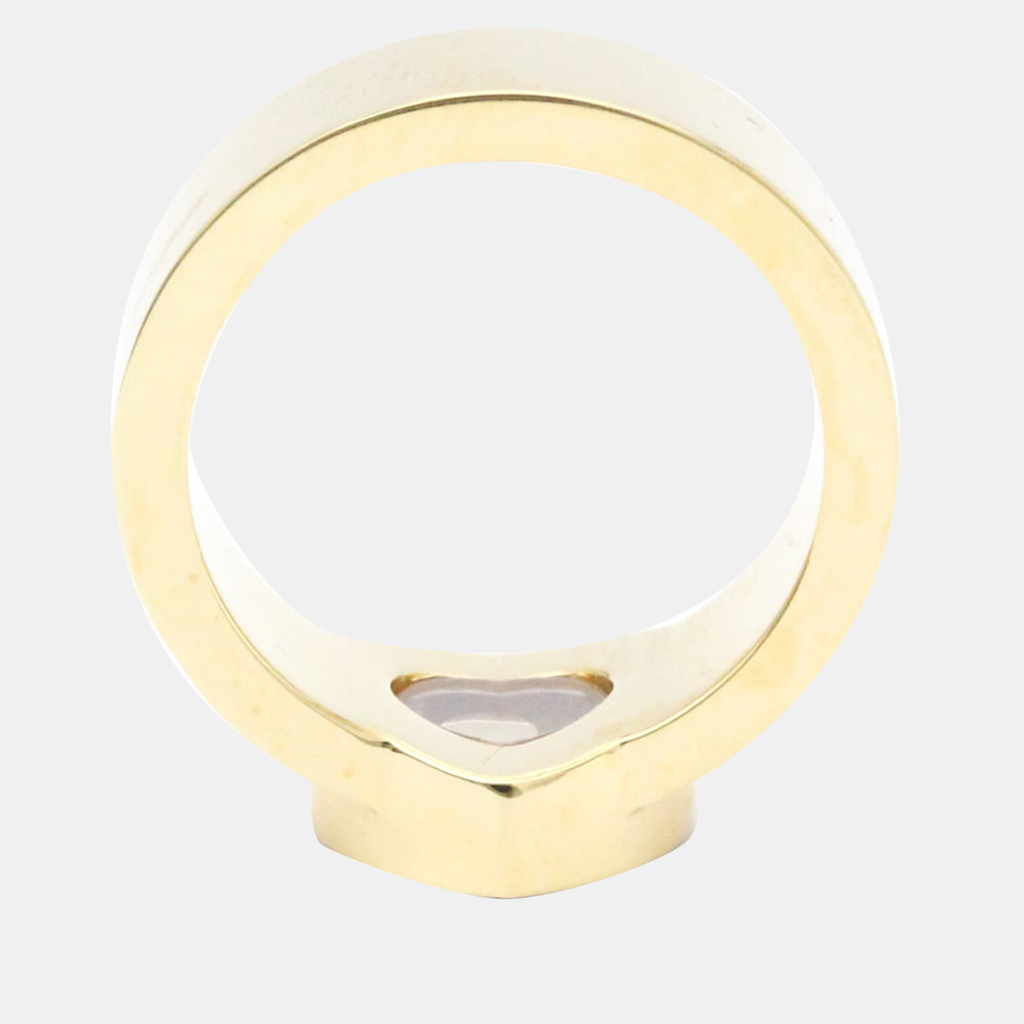 Chopard Happy Diamonds 18K Yellow Gold Diamond Ring EU 52