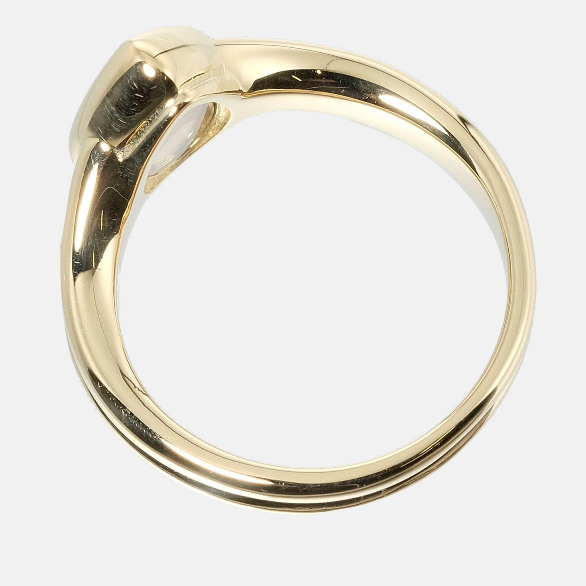 Chopard Happy Diamonds 18K Yellow Gold Diamond Ring EU 51