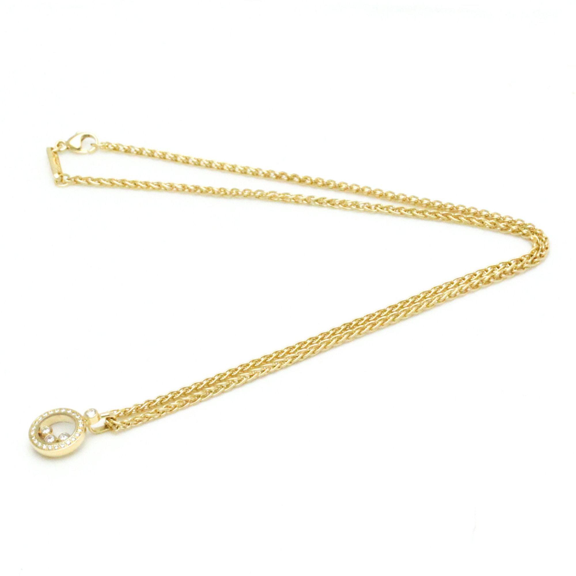 Chopard Happy Diamonds 18K Yellow Gold Diamond Necklace