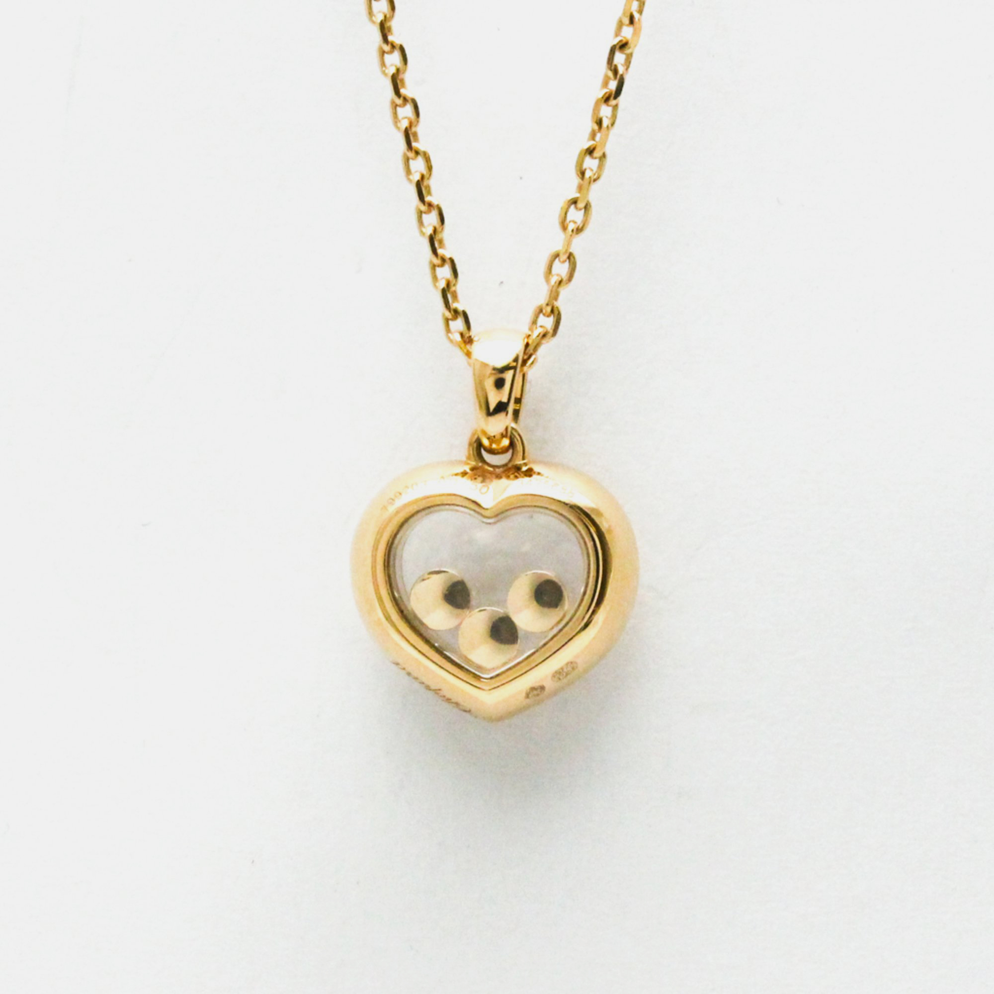 Chopard Happy Diamonds Heart 18K Rose Gold Diamond Necklace