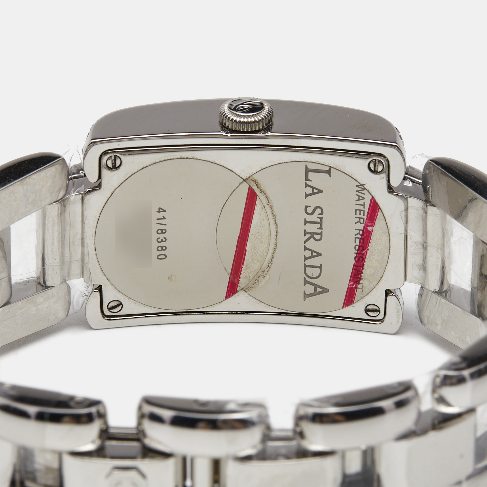 Chopard White Mother Of Pearl Stainless Steel Diamond La Strada 41/8380 Women's Wristwatch 24 Mm