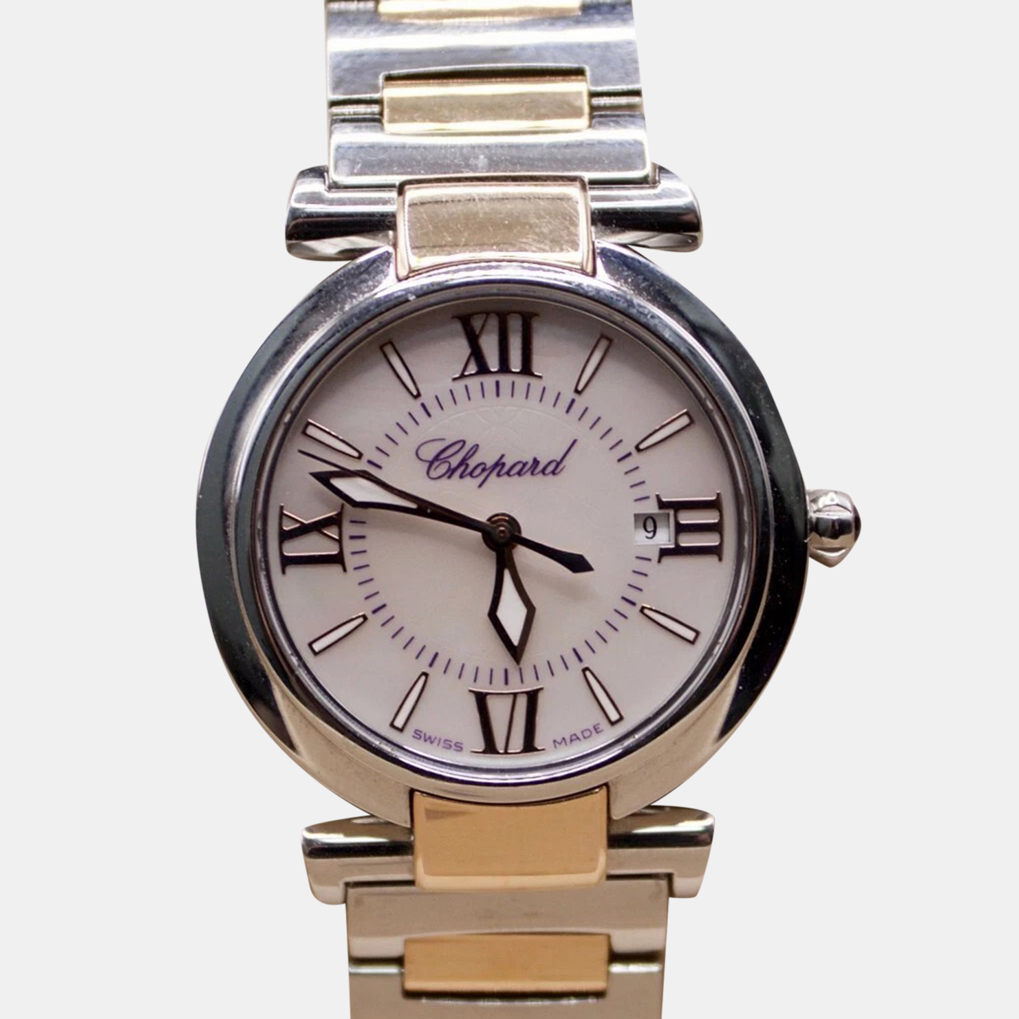 Chopard MOP 18K Rose Gold Stainless Steel Imperiale Quartz Women's Wristwatch 28 mm
Chopard MOP 18K Rose Gold Stainless Steel Imperiale Quartz Women's Wristwatch 28 mm