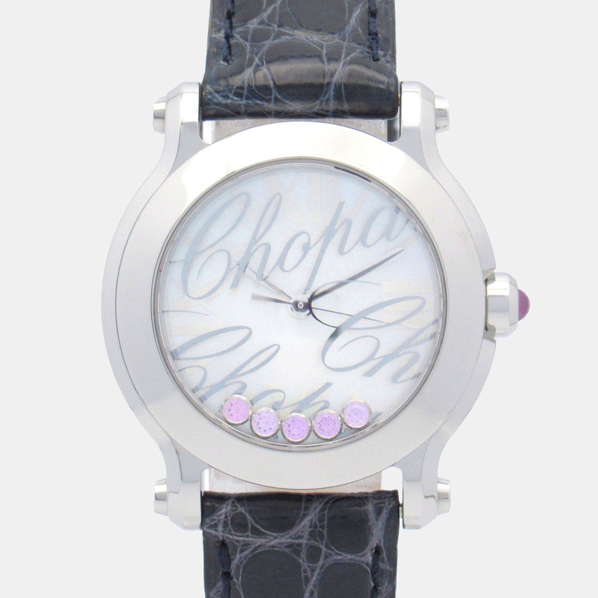 Chopard Happy Sport 8509 Quartz White Stainless Steel Women's Wristwatch 30 mm 
Chopard Happy Sport 8509 Quartz White Stainless Steel Women's Wristwatch 30 mm