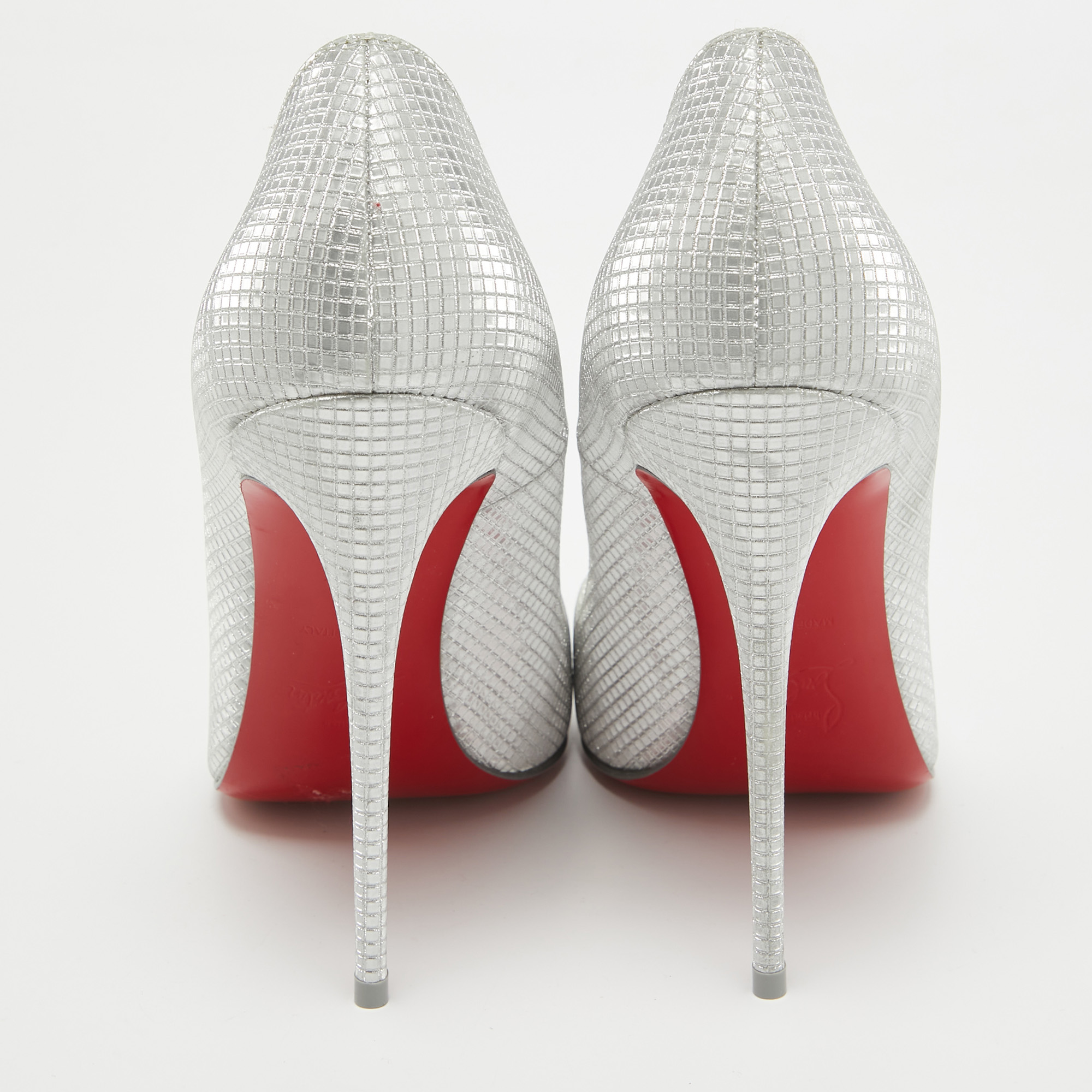 Christian Louboutin Textured Leather So Kate Pumps Size 39