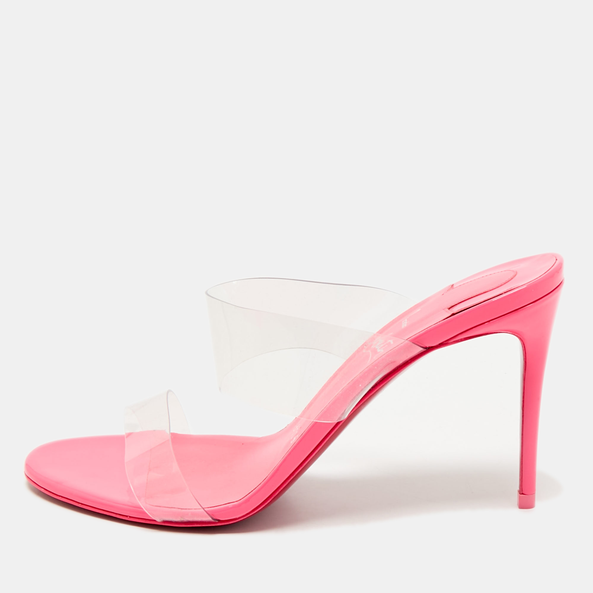 Christian Louboutin Transparent PVC Just Nothing Slide Sandals Size
Christian Louboutin Transparent PVC Just Nothing Slide Sandals Size