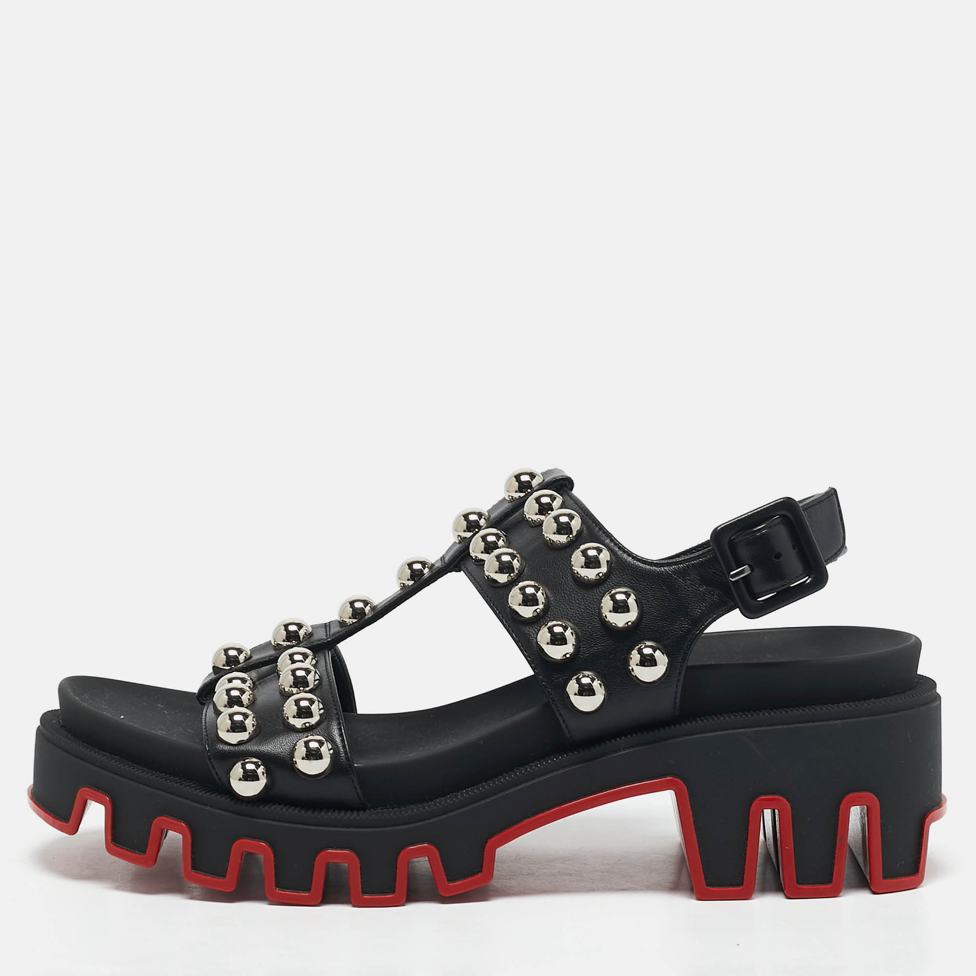 Christian Louboutin Black Leather Duniclou Ankle Strap Sandals Size
Christian Louboutin Black Leather Duniclou Ankle Strap Sandals Size