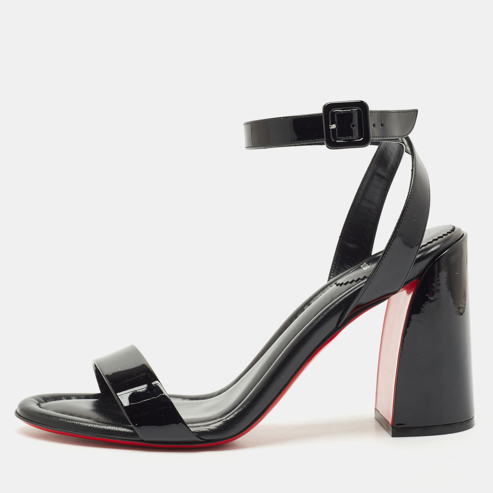 Christian Louboutin Black Patent Leather Miss Sabina Ankle Strap Sandals Size
Christian Louboutin Black Patent Leather Miss Sabina Ankle Strap Sandals Size