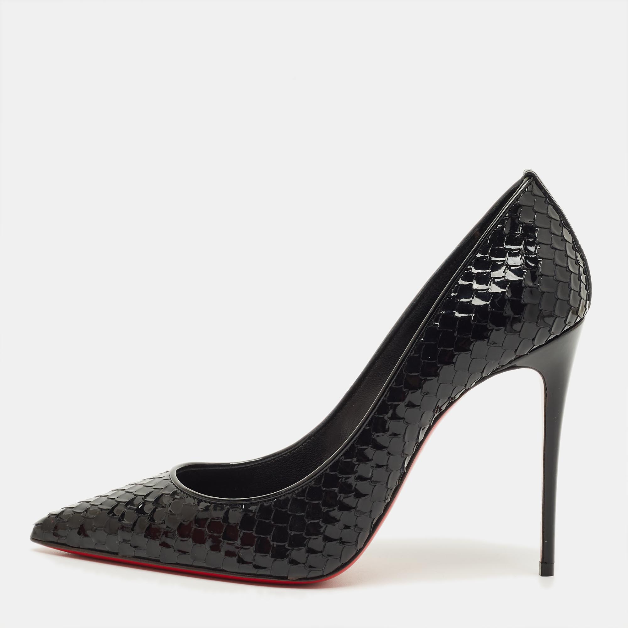 Christian Louboutin Pigalle Size Black Python Embossed Leather Pumps
Christian Louboutin Pigalle Size Black Python Embossed Leather Pumps