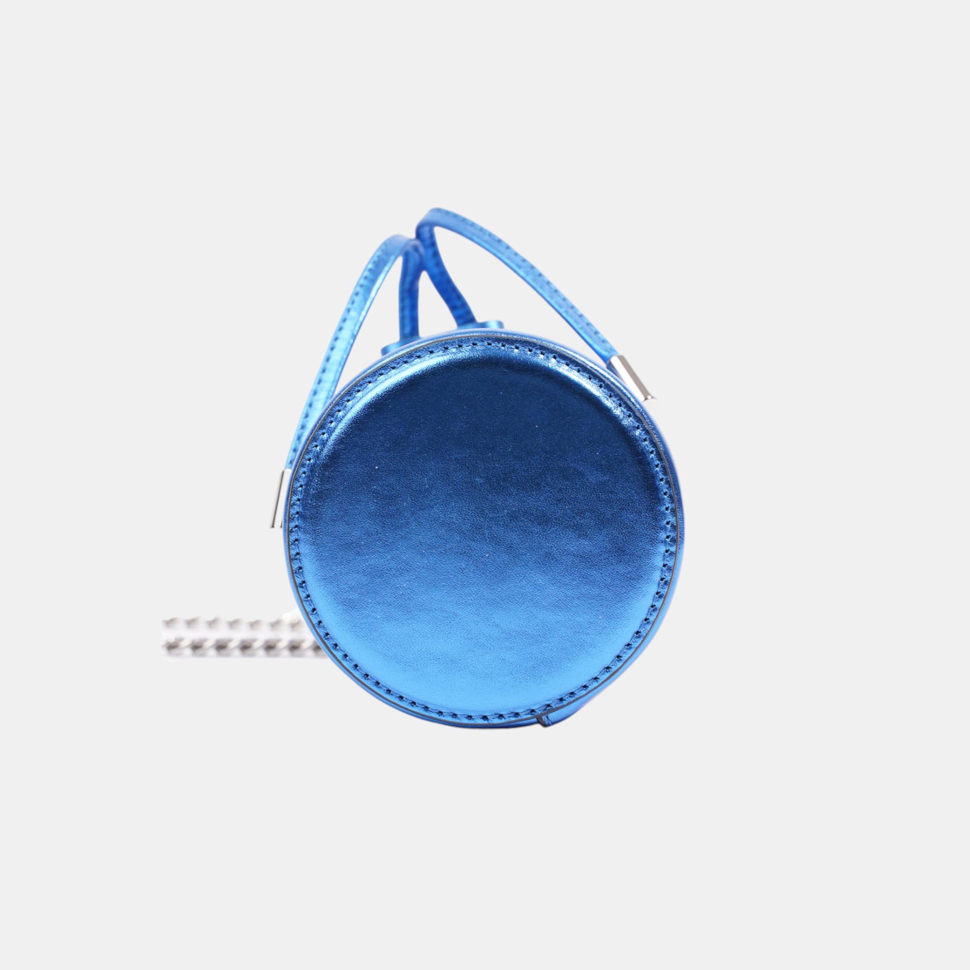 Christian Louboutin Marie Jane Mini Bucket Bag Blue