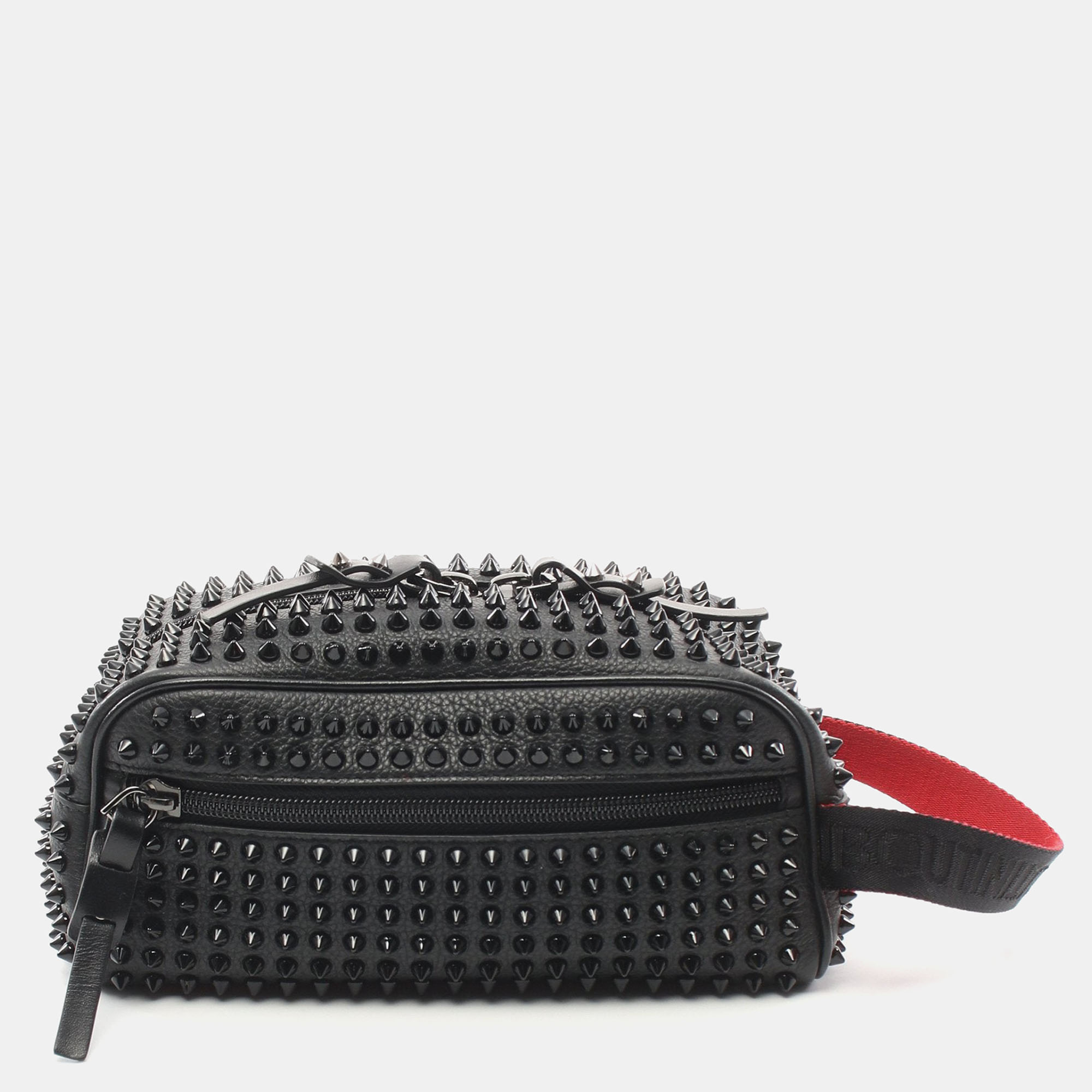 Christian louboutin blaster blaster second bag clutch bag leather black