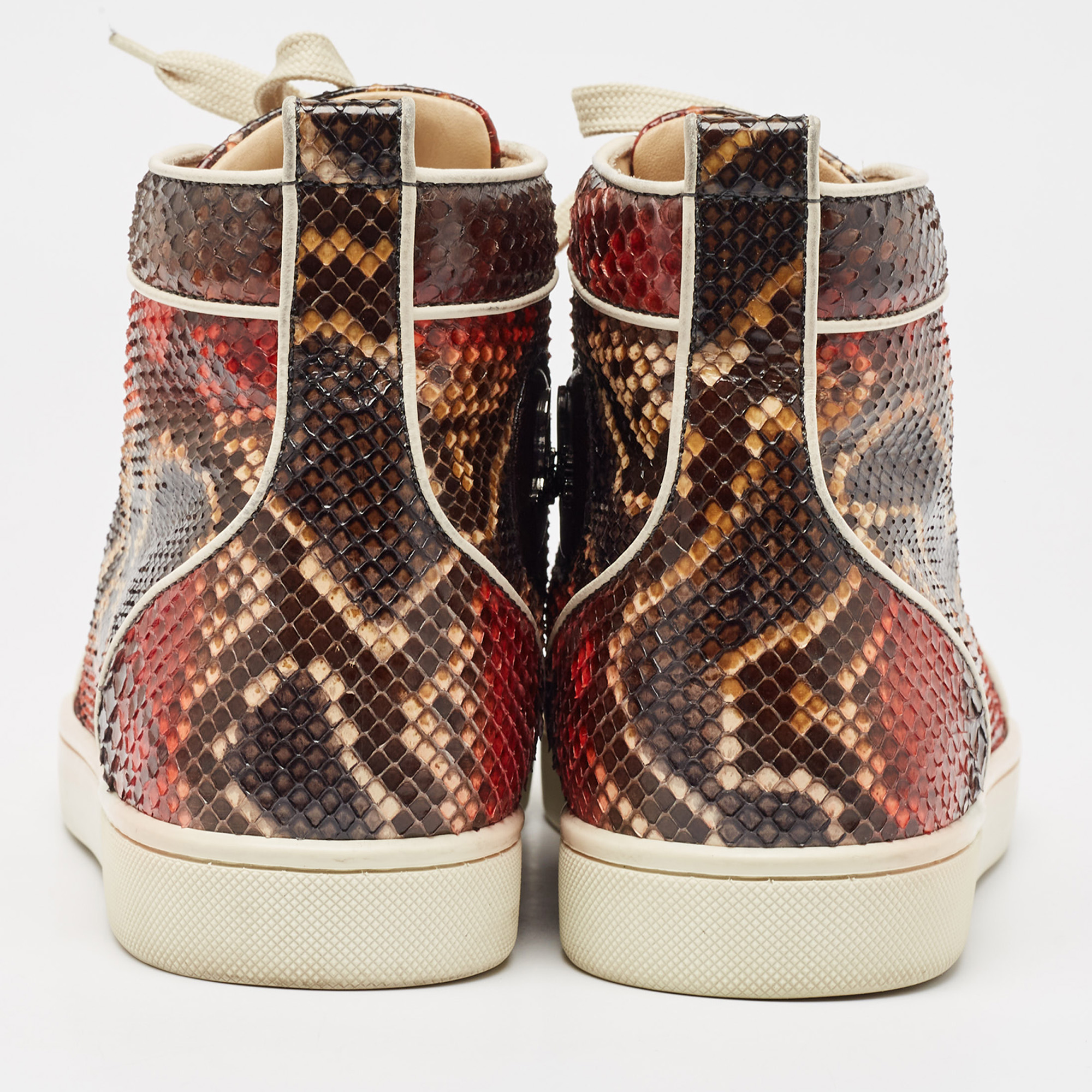 Christian Louboutin Multicolor Python Rantus Orlato Sneakers Size 41