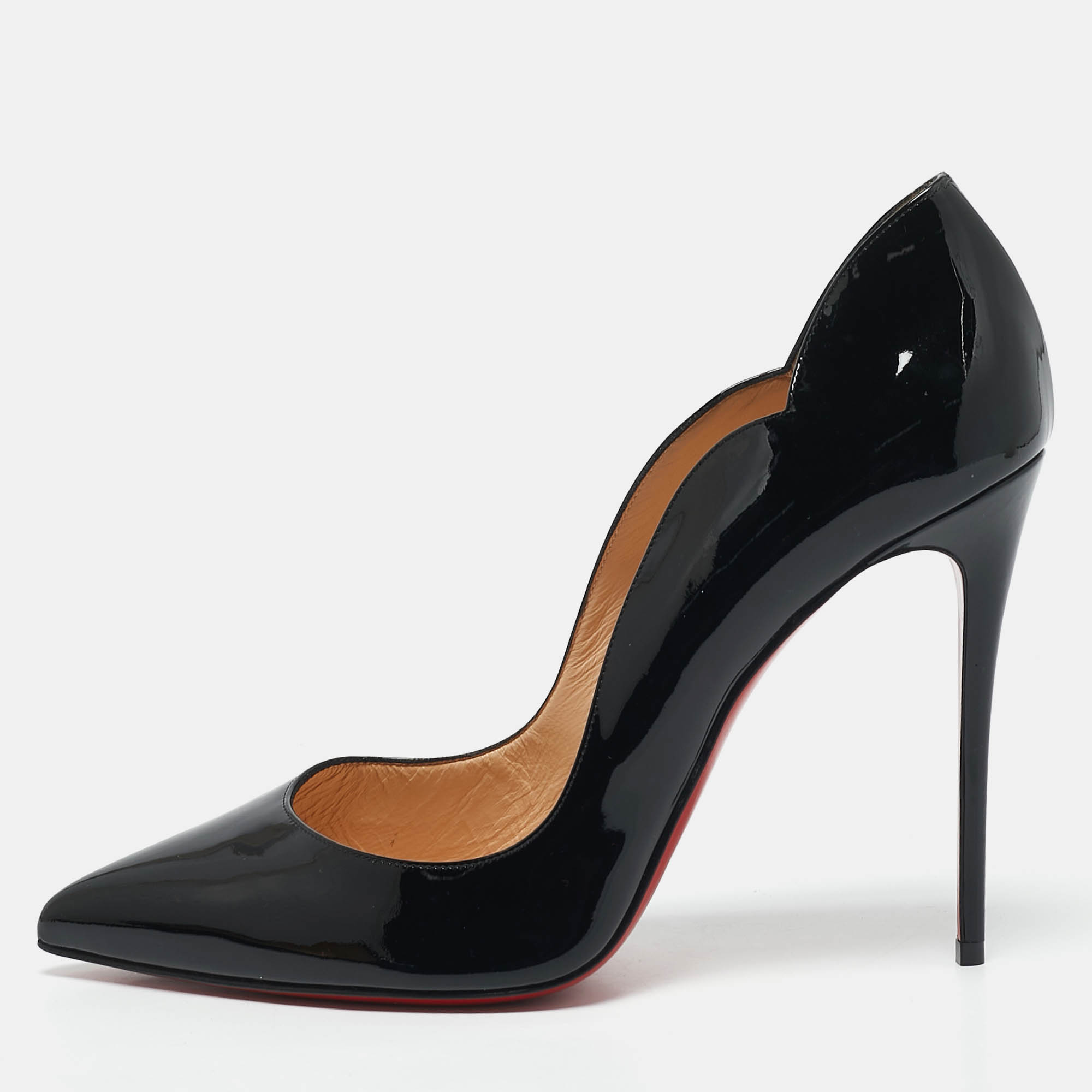 Christian Louboutin Black Patent Leather Hot Chick Pointed Toe Pumps Size
Christian Louboutin Black Patent Leather Hot Chick Pointed Toe Pumps Size