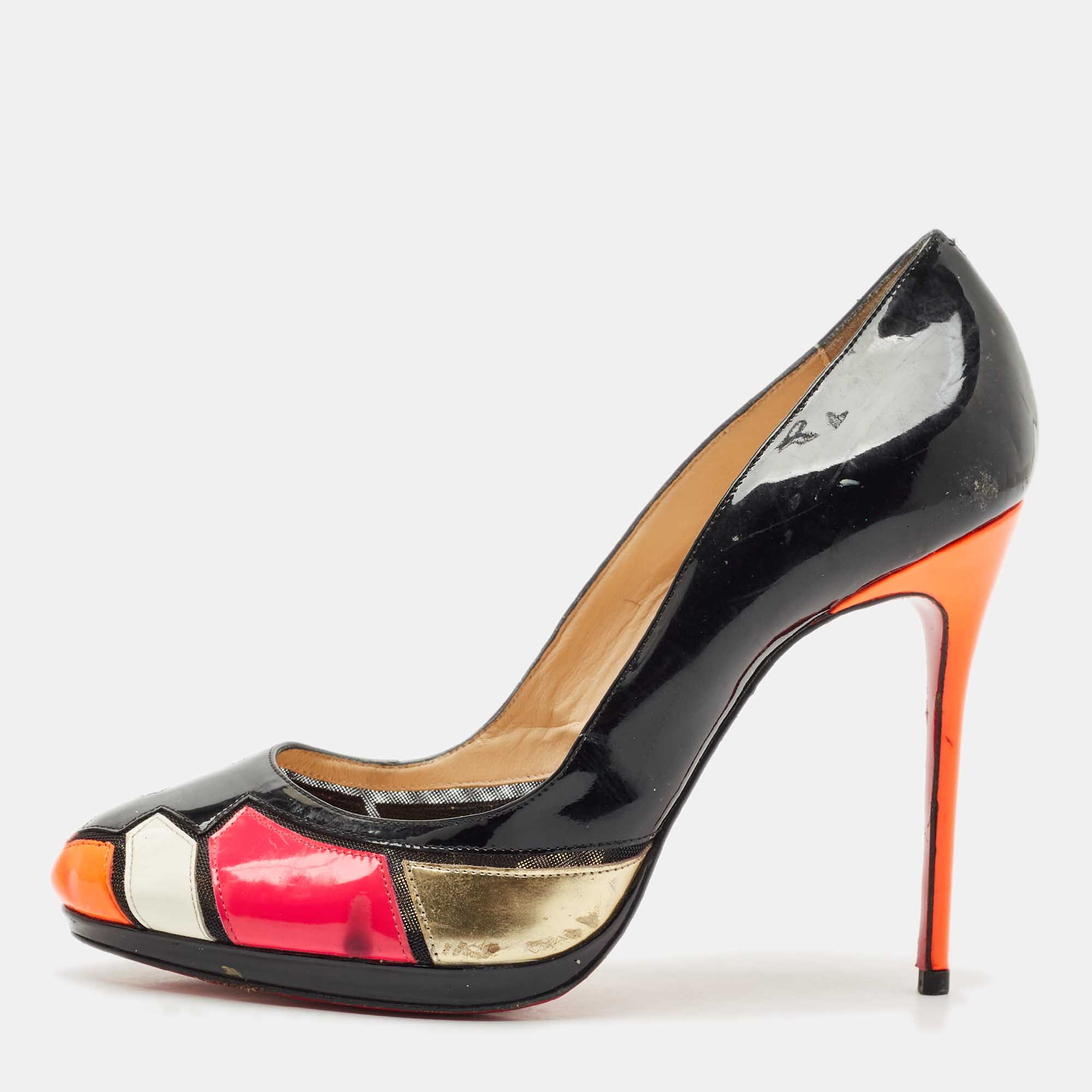 Christian Louboutin Multicolor Patent Leather Astrogirl Pumps Size
Christian Louboutin Multicolor Patent Leather Astrogirl Pumps Size