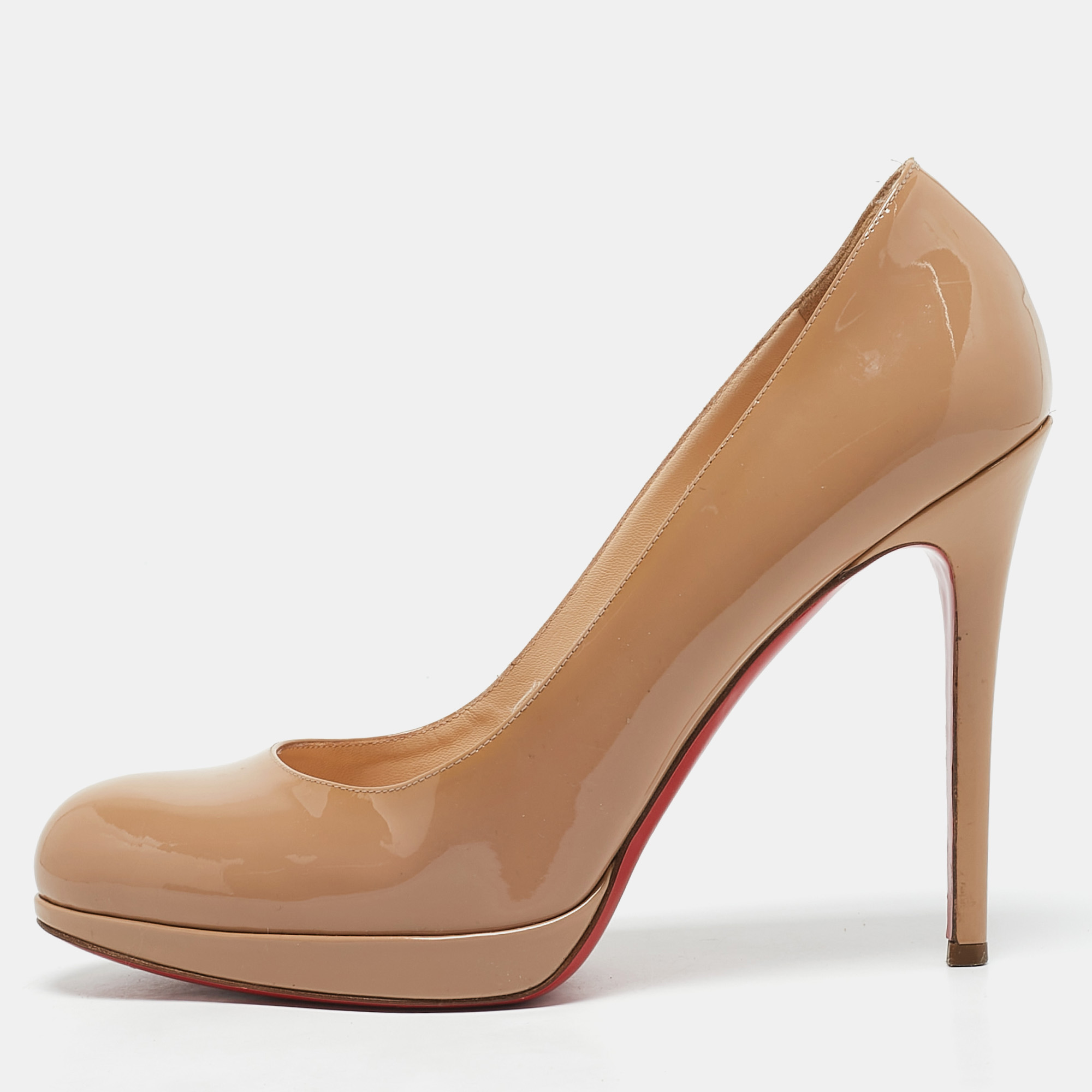 Christian Louboutin Beige Patent Leather New Simple Pumps Size
Christian Louboutin Beige Patent Leather New Simple Pumps Size