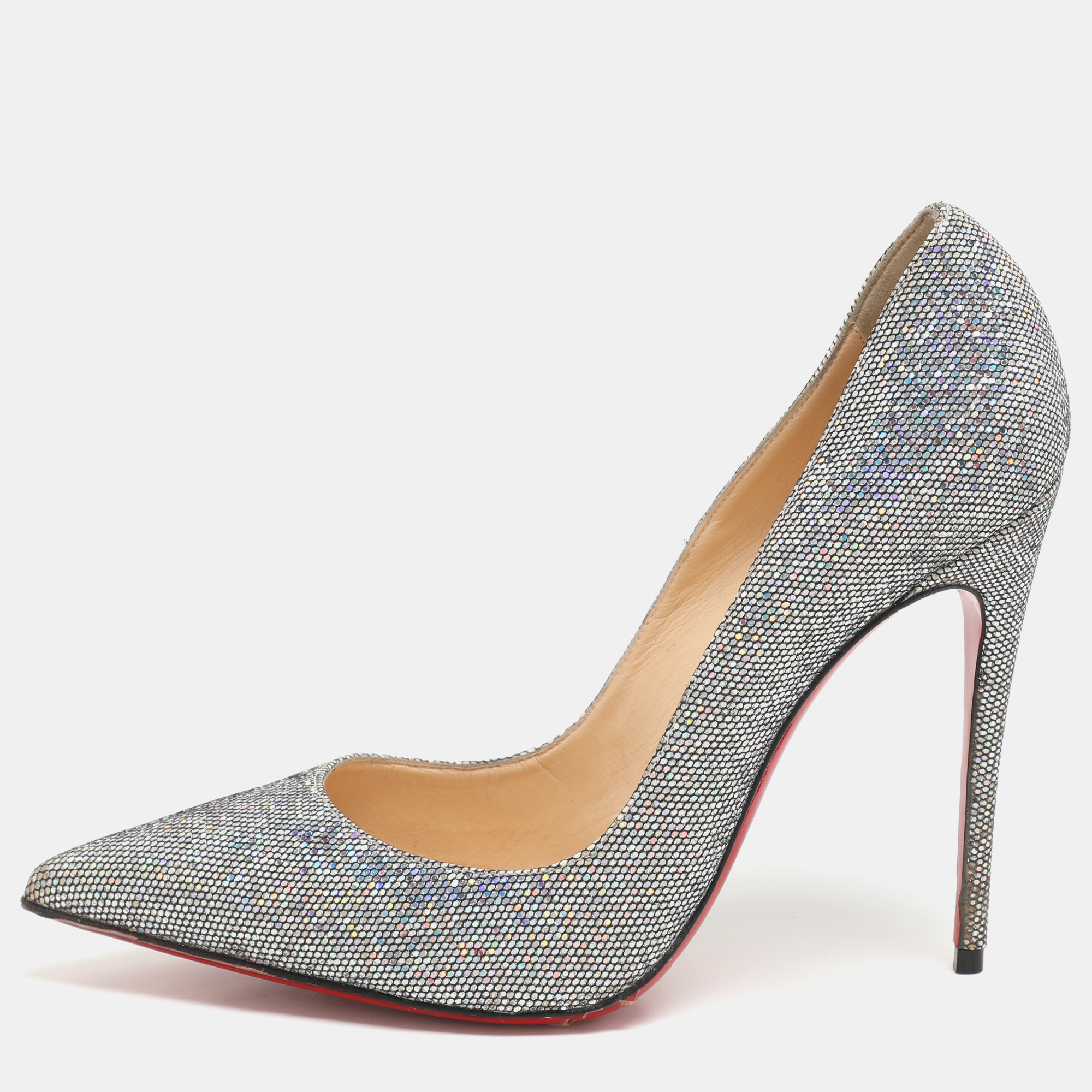 Christian Louboutin Silver Glitter Pigalle Follies Pumps Size 39.5, Metallic
Christian Louboutin Silver Glitter Pigalle Follies Pumps Size 39.5, Metallic