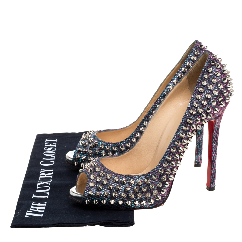 sparkly louboutin shoes