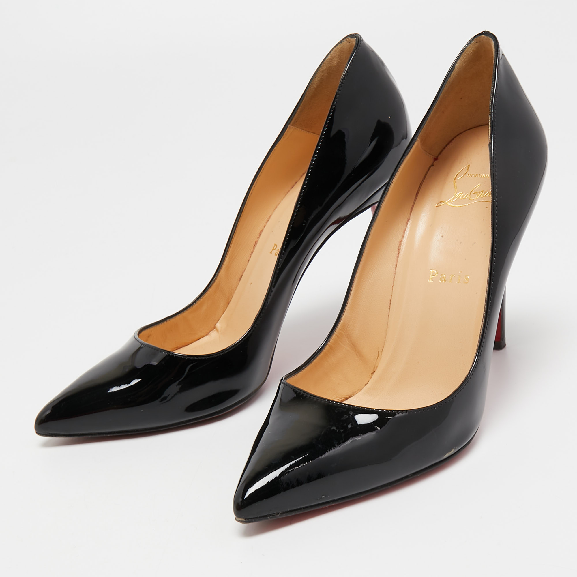 Christian Louboutin Black Patent Leather Pigalle Pumps Size
Christian Louboutin Black Patent Leather Pigalle Pumps Size