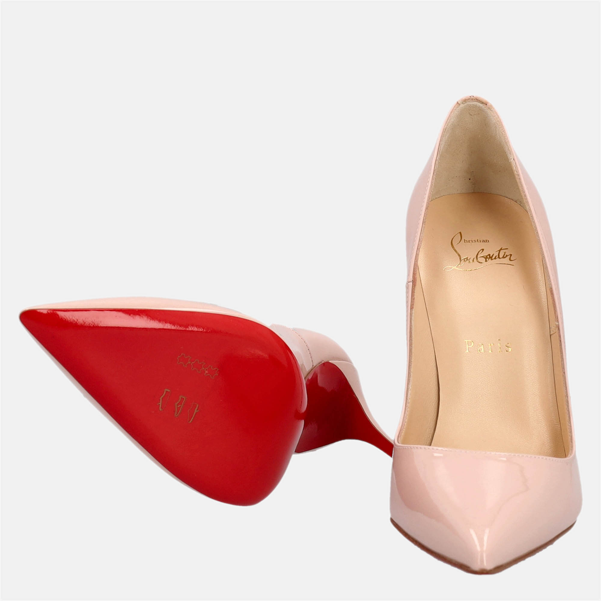 Christian Louboutin  Women's Leather Heels - Pink - EU 38